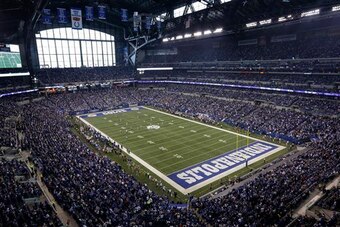 The combine takes places at Lucas Oil Stadium in Indianapolis, IN.
