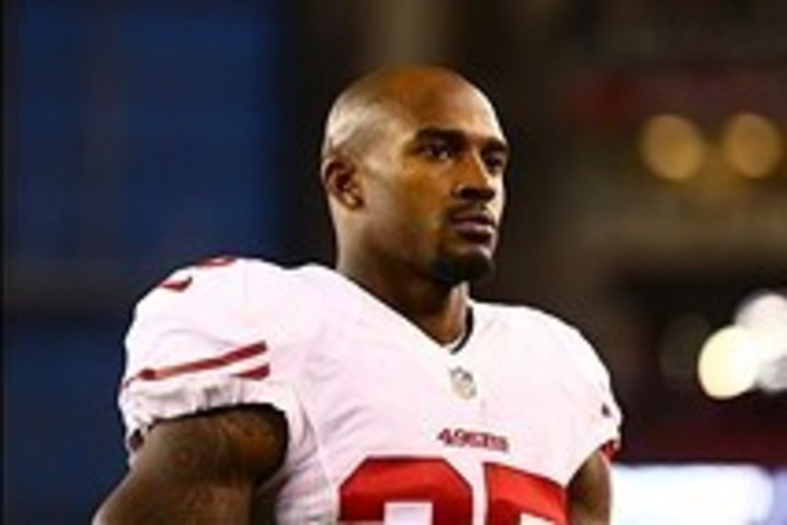 Dec 29, 2013; Phoenix, AZ, USA; San Francisco 49ers cornerback Tarell Brown (25) against the Arizona Cardinals at University of Phoenix Stadium. Mandatory Credit: Mark J. Rebilas-USA TODAY Sports Dec 29, 2013; Phoenix, AZ, USA; San Francisco 49ers cornerback Tarell Brown (25) against the Arizona Cardinals at University of Phoenix Stadium. Mandatory Credit: Mark J. Rebilas-USA TODAY Sports