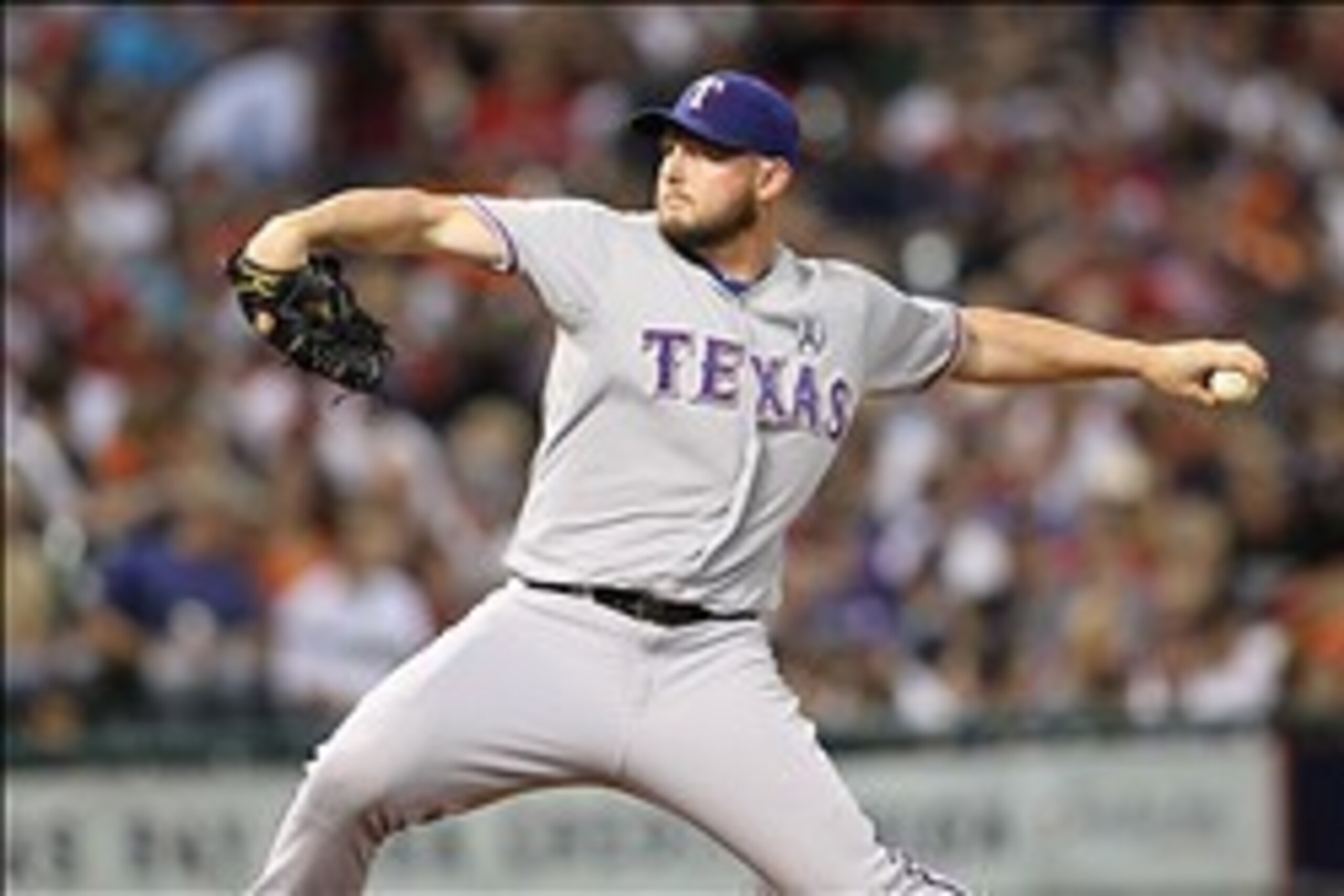 Mar 31, 2013; Houston, TX, USA; Texas Rangers starting pitcher Matt Harrison (54) throws a pitch against the Houston Astros in the second inning at Minute Maid Park. Mandatory Credit: Brett Davis-USA TODAY Sports Mar 31, 2013; Houston, TX, USA; Texas Rangers starting pitcher Matt Harrison (54) throws a pitch against the Houston Astros in the second inning at Minute Maid Park. Mandatory Credit: Brett Davis-USA TODAY Sports