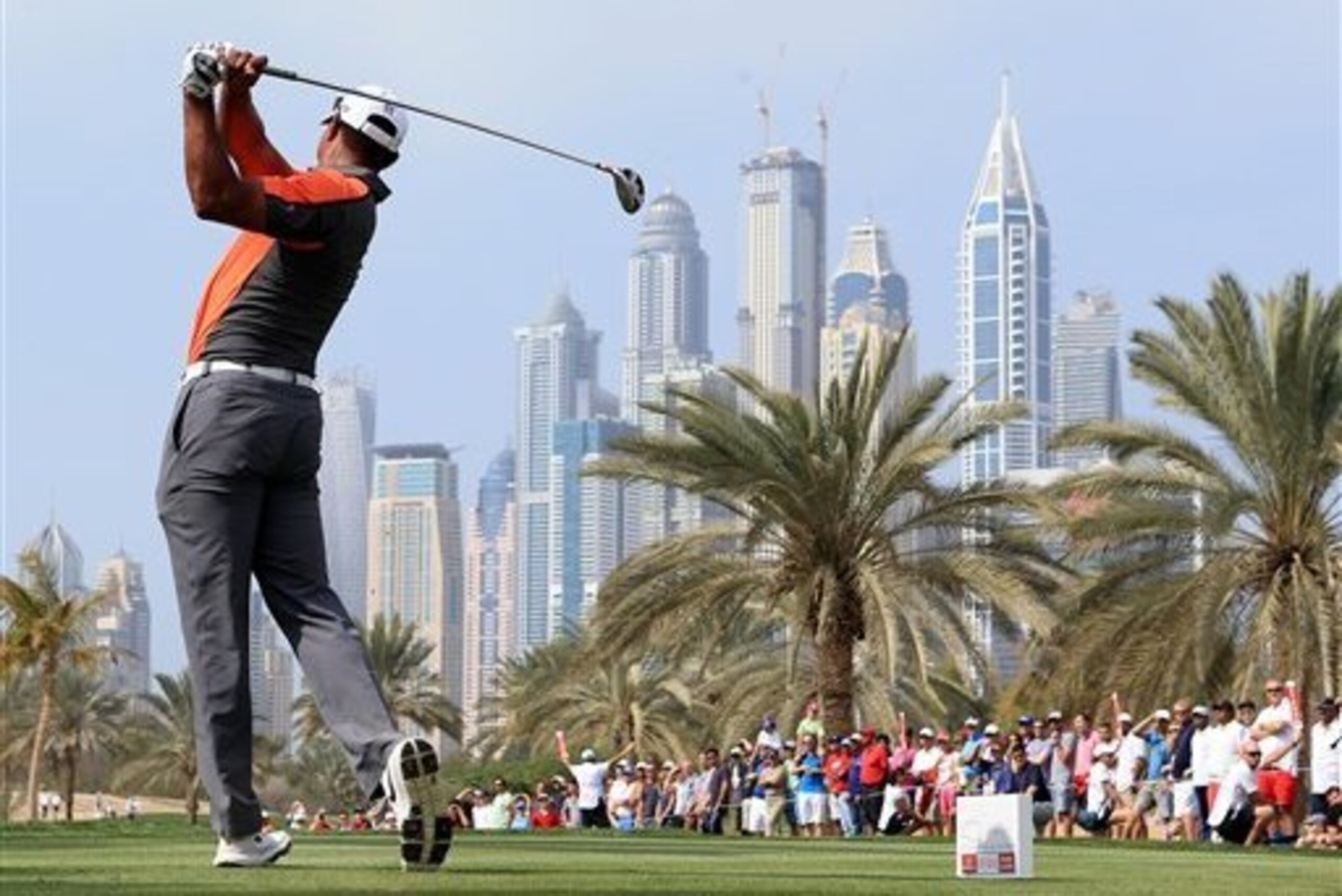 Tiger Woods in Dubai