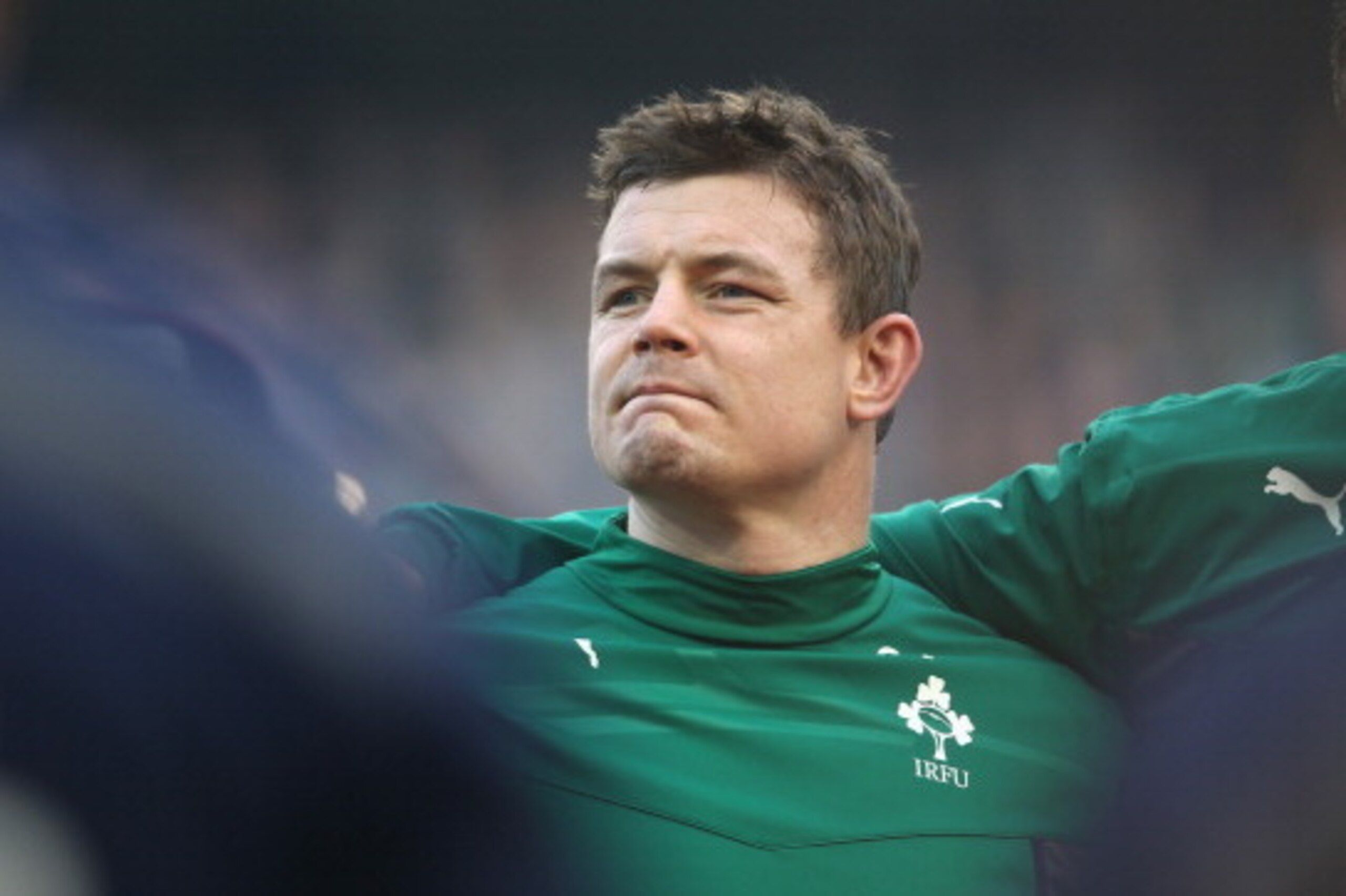 DUBLIN, IRELAND - FEBRUARY 02:  Brian O'Driscoll of Ireland looks on in the anthems during the RBS Six Nations match between Ireland and Scotland at the Aviva Stadium on February 2, 2014 in Dublin, Ireland.  (Photo by David Rogers/Getty Images)