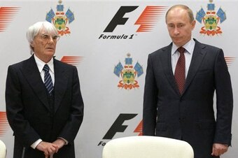 Ecclestone and Putin.