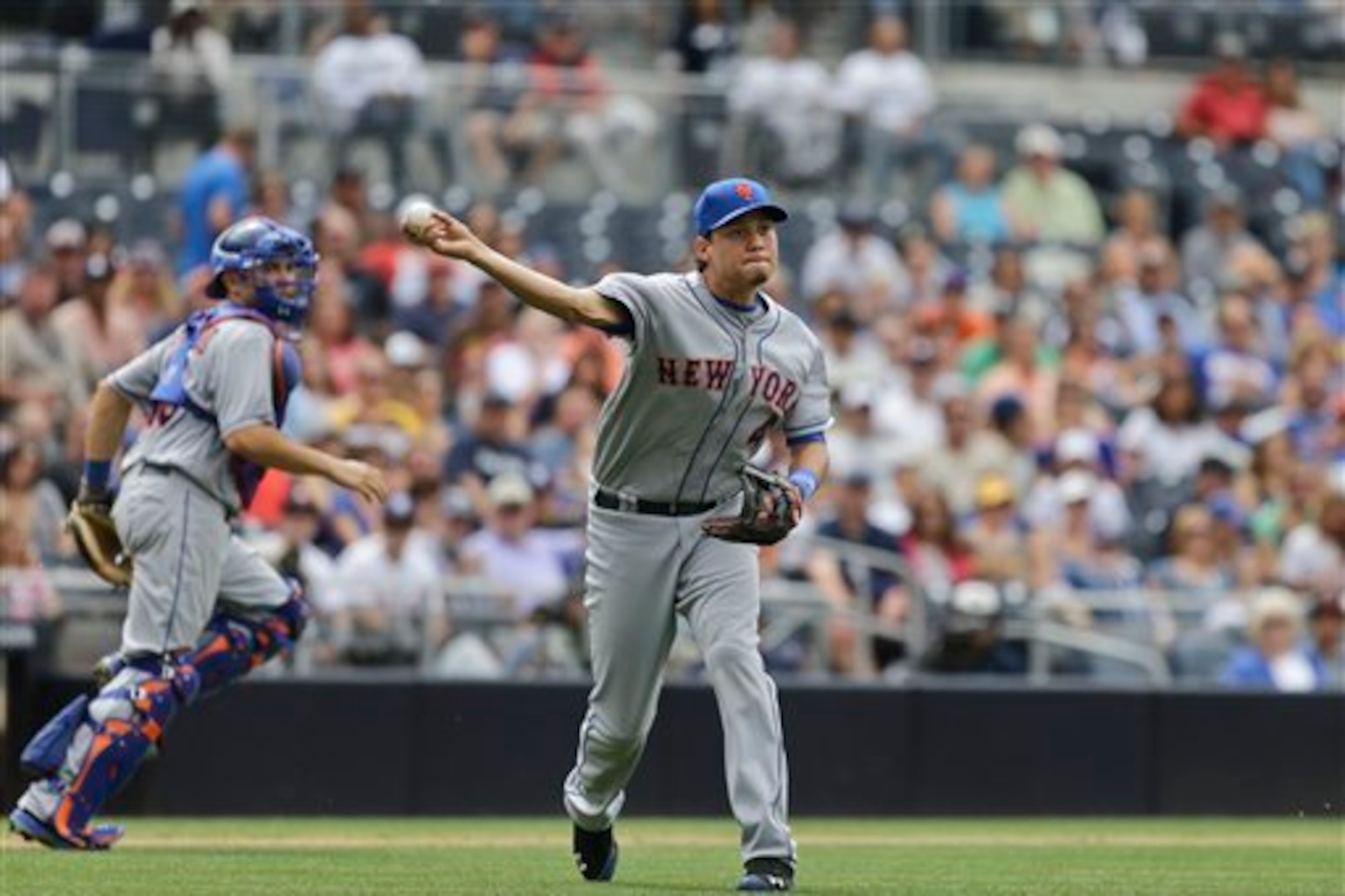 Flores has always had a strong arm, but his range in the field has been questioned.