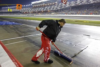 Daytona's rain delay lasted more than six hours.