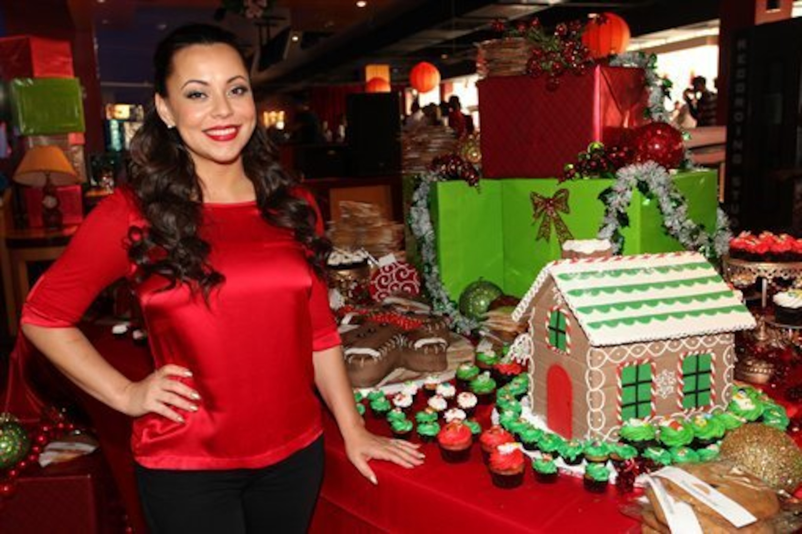 Chris Bosh's wife, Adrienne. Chris Bosh's wife, Adrienne.