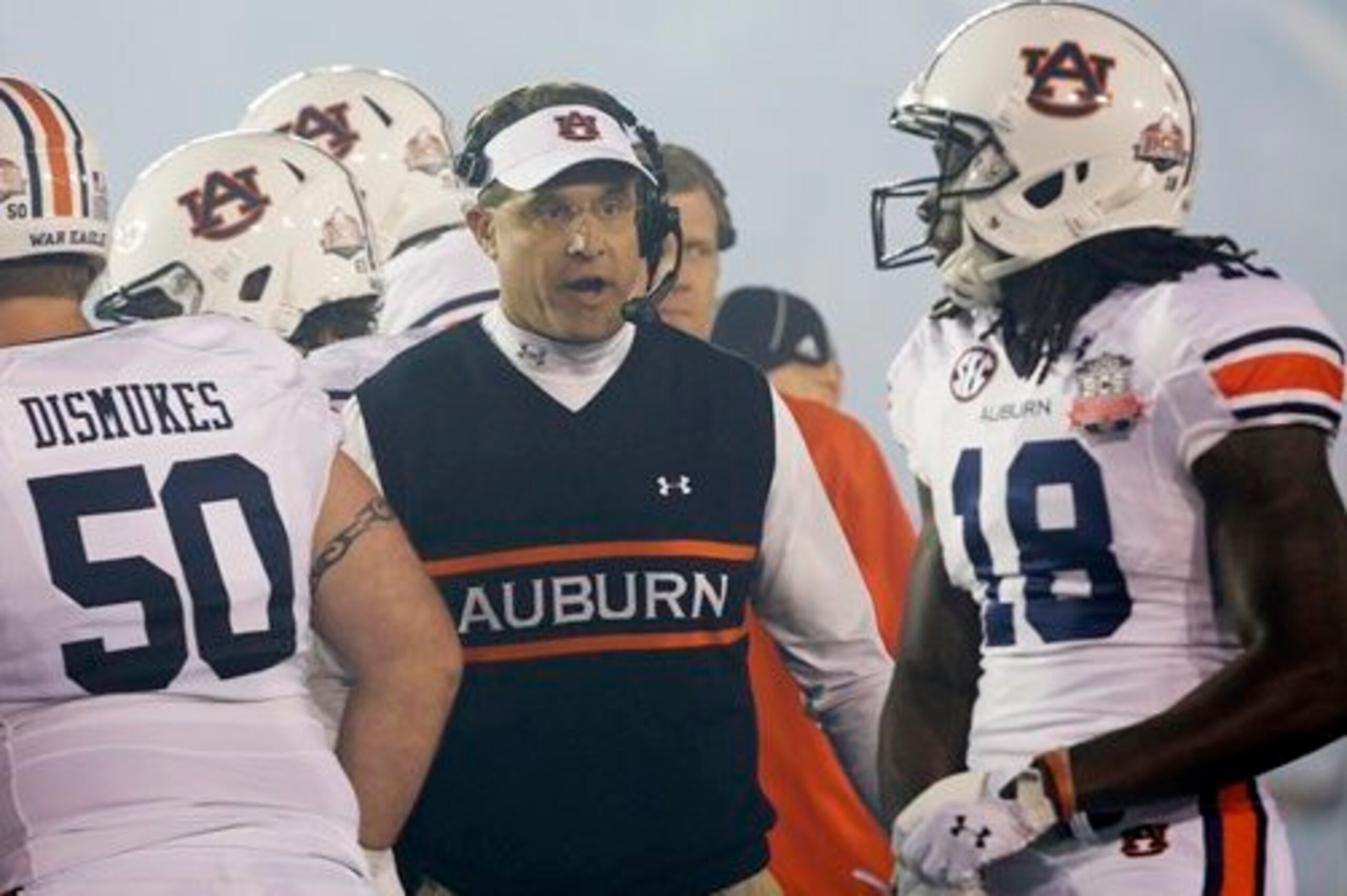 Auburn head coach Gus Malzahn Auburn head coach Gus Malzahn
