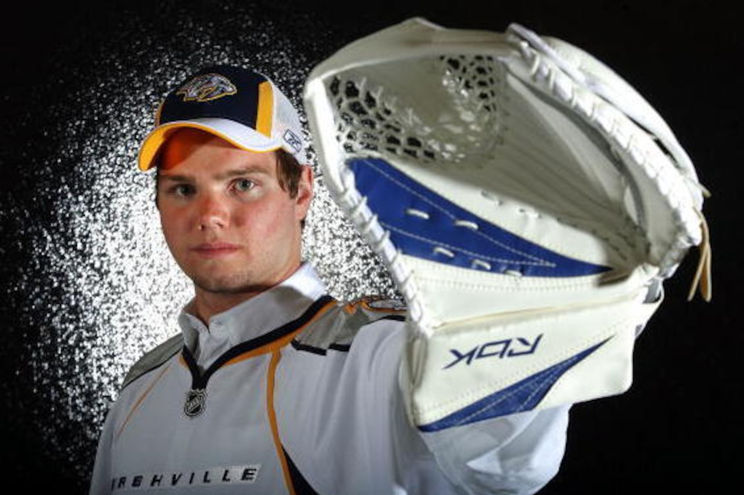 OTTAWA, ON - JUNE 20:  18th overall pick, Chet Pickard of the Nashville Predators poses for a portrait after being selected in the 2008 NHL Entry Draft at Scotiabank Place on June 20, 2008 in Ottawa, Ontario, Canada.  (Photo by Andre Ringuette/Getty Image