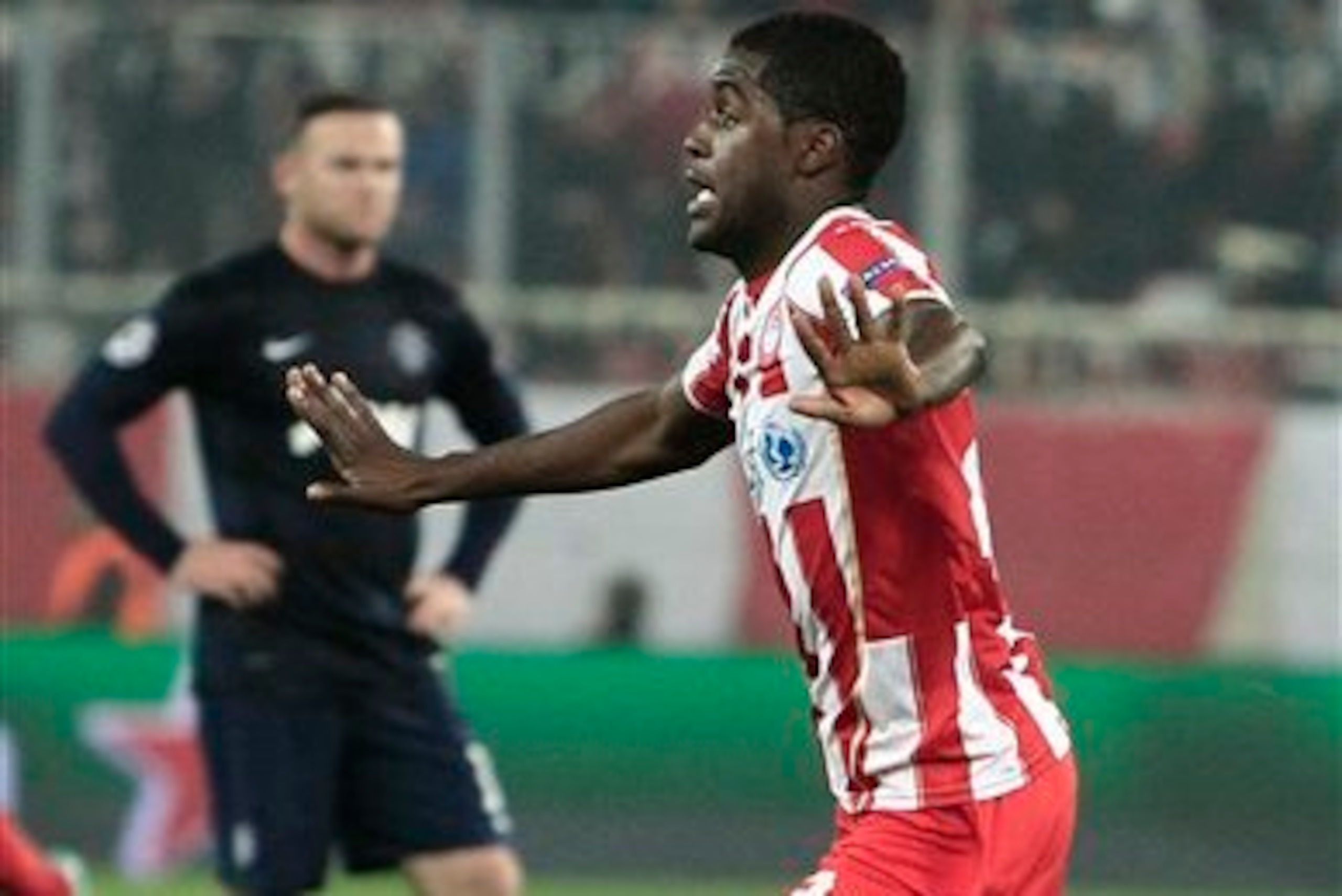 Olympiakos shocked Manchester United to win 2-0 in the Champions League last-16.