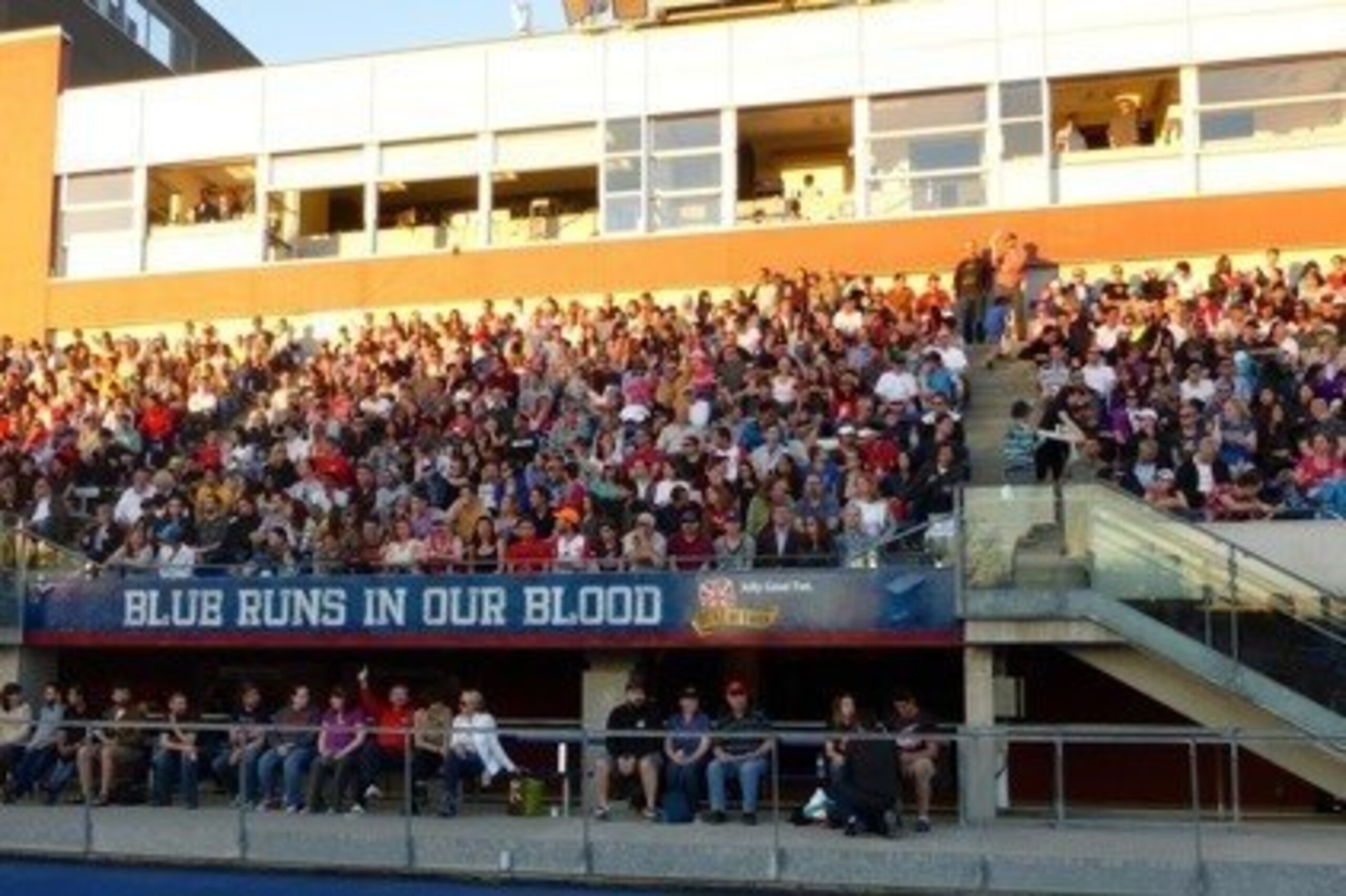 Toronto Rush fans pack the stands at a 2013 AUDL game