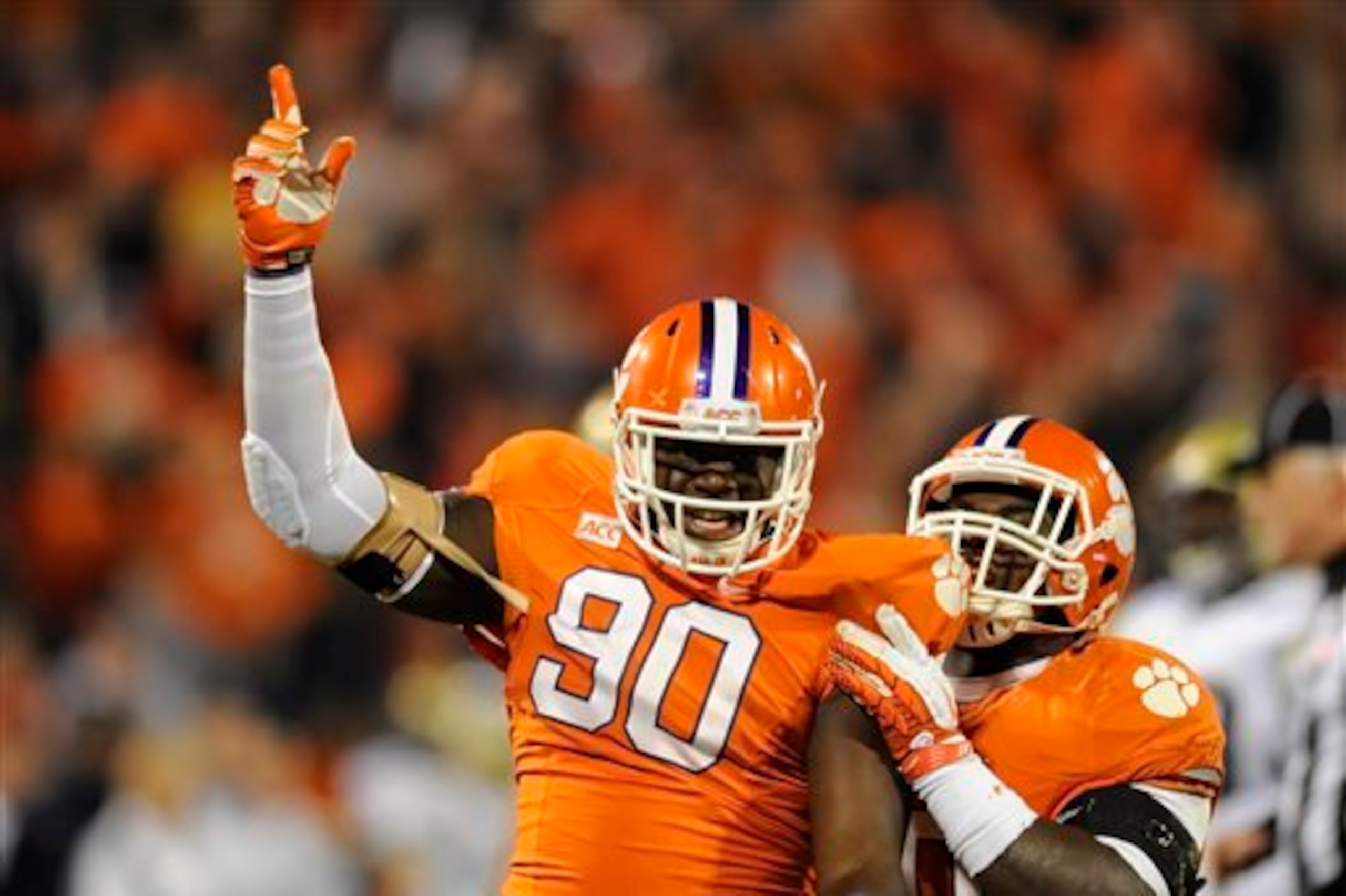 Rising sophomore Shaq Lawson was one of the nation's top freshmen ends a year ago. Rising sophomore Shaq Lawson was one of the nation's top freshmen ends a year ago.
