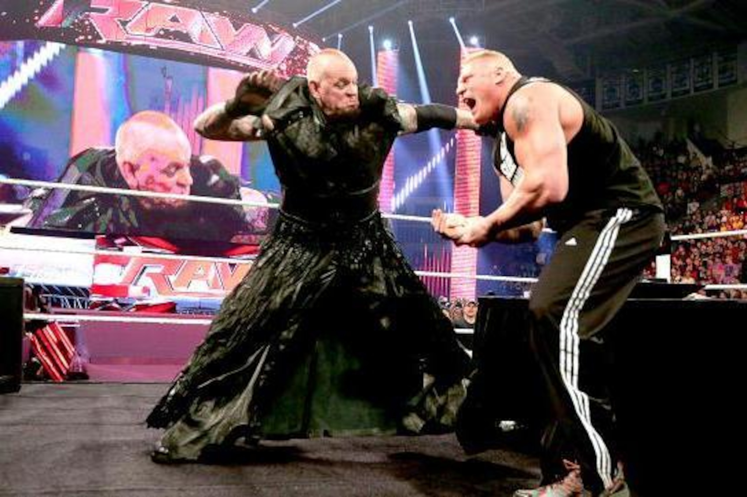 Undertaker and Brock Lesnar