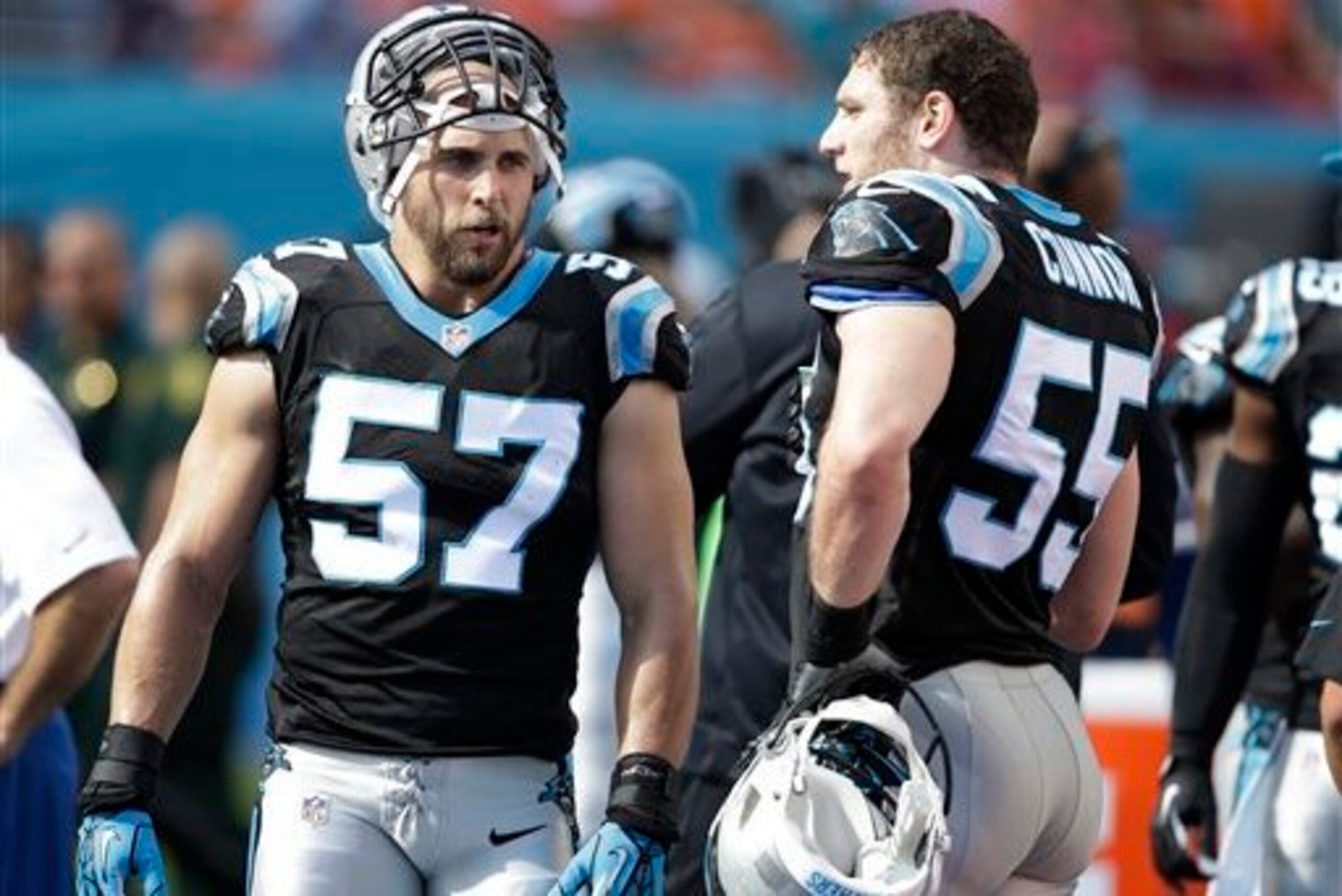 Dan Connor (No. 55) should have fresh legs—he played in just six games in 2013.