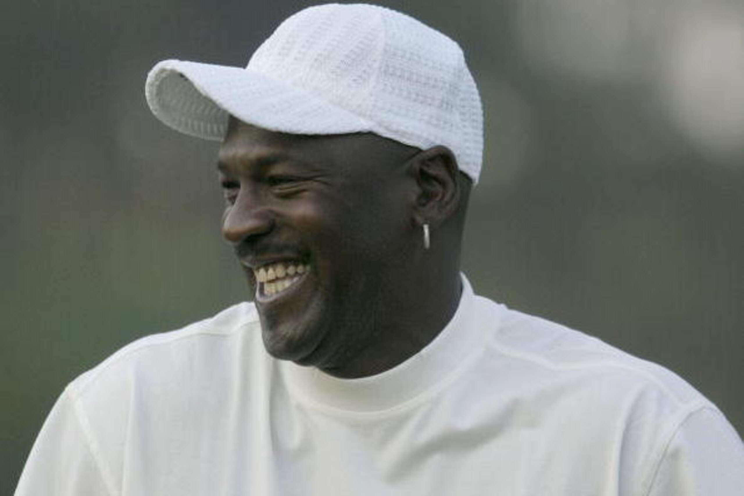 CHARLOTTE, NC - MAY 02:  Basketball star Michael Jordan laughs on the first tee during the pro-am at the Wachovia Championship at Quail Hollow Country Club on May 2, 2007 in Charlotte, North Carolina.  (Photo by Scott Halleran/Getty Images)