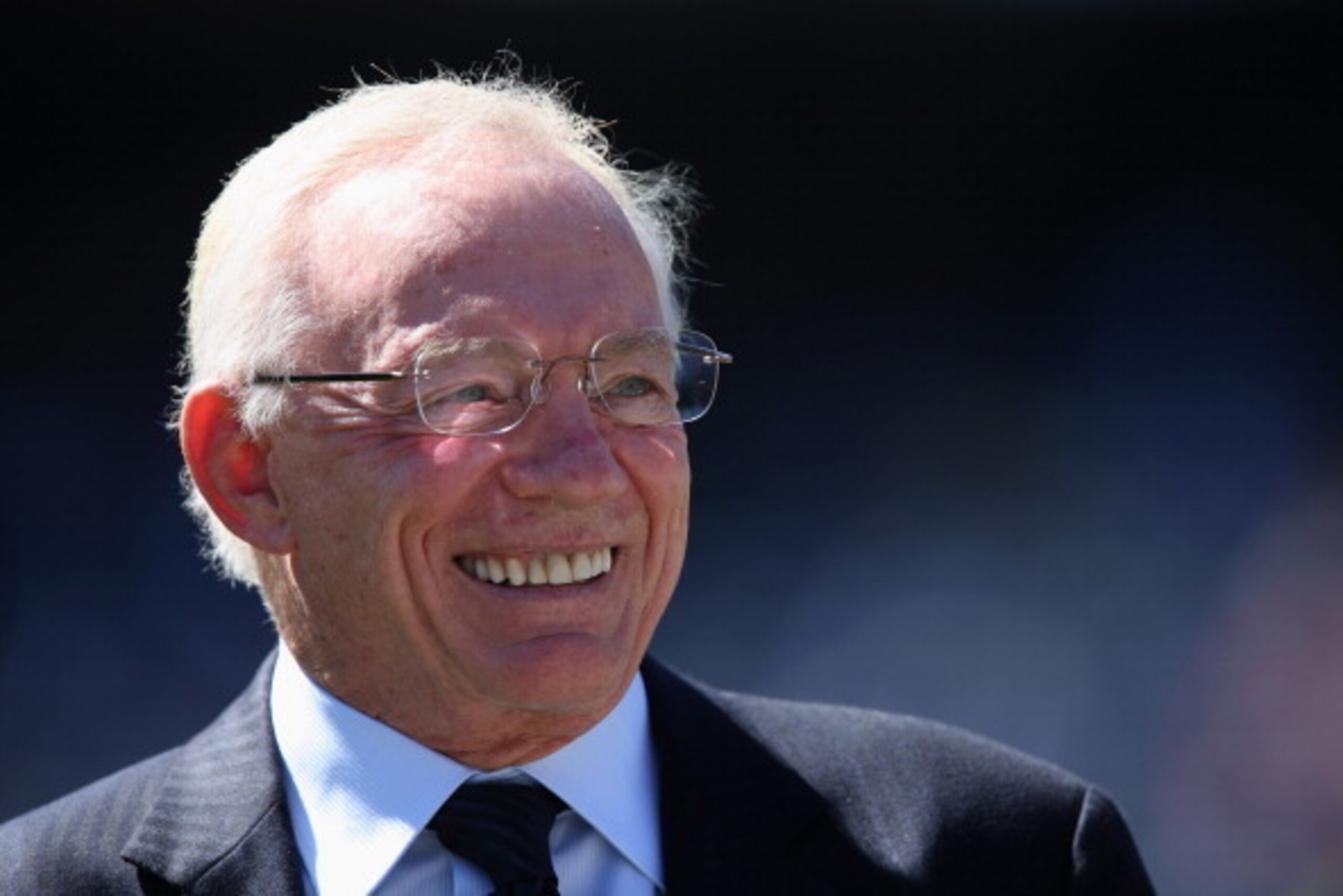 SAN DIEGO, CA - SEPTEMBER 29:  Dallas Cowboys owner, president and general manager Jerry Jones looks on prior to the start of the game against the San Diego Chargers at Qualcomm Stadium on September 29, 2013 in San Diego, California.  (Photo by Jeff Gross