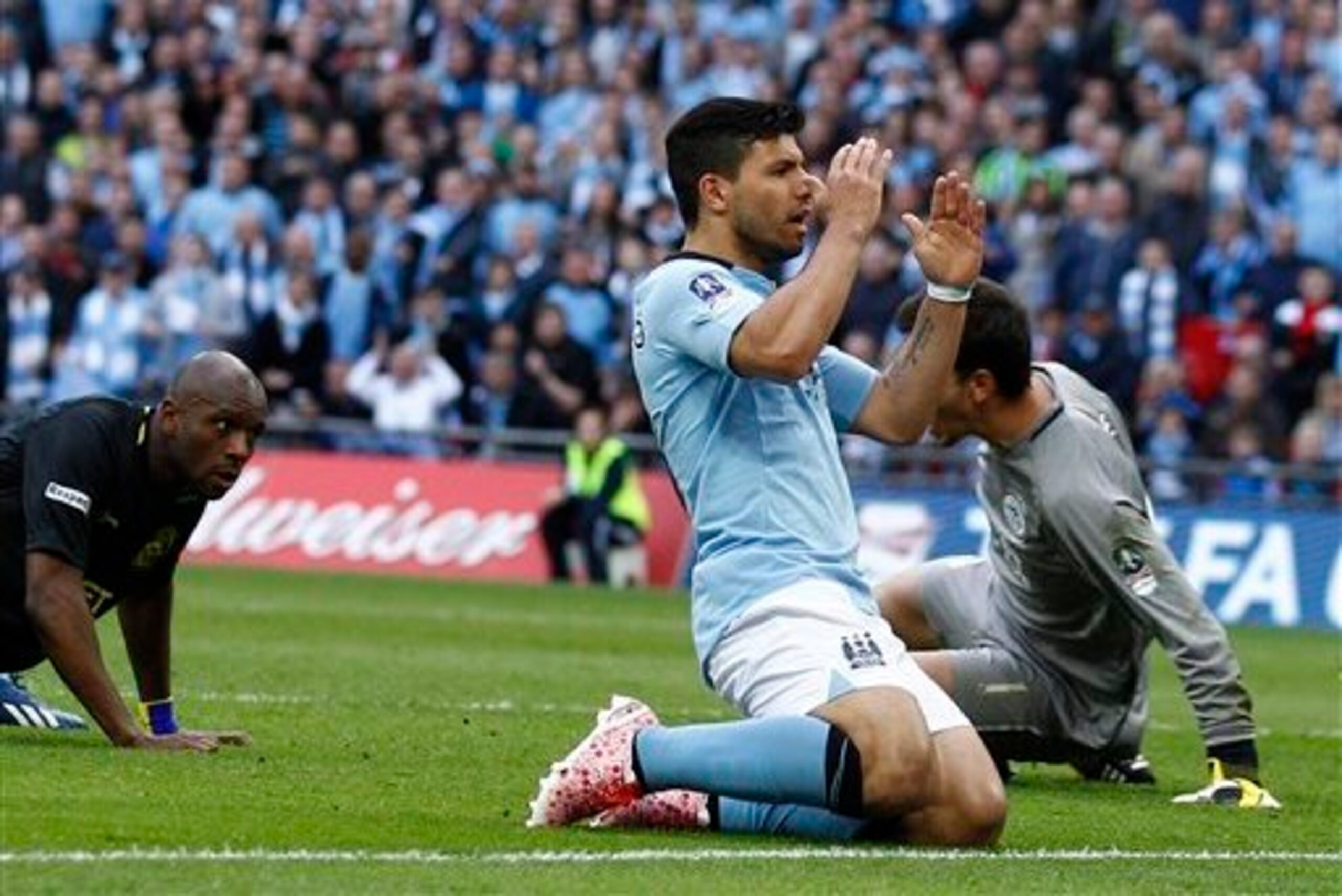 Better luck this year? City look to overcome last year's Wembley agony.