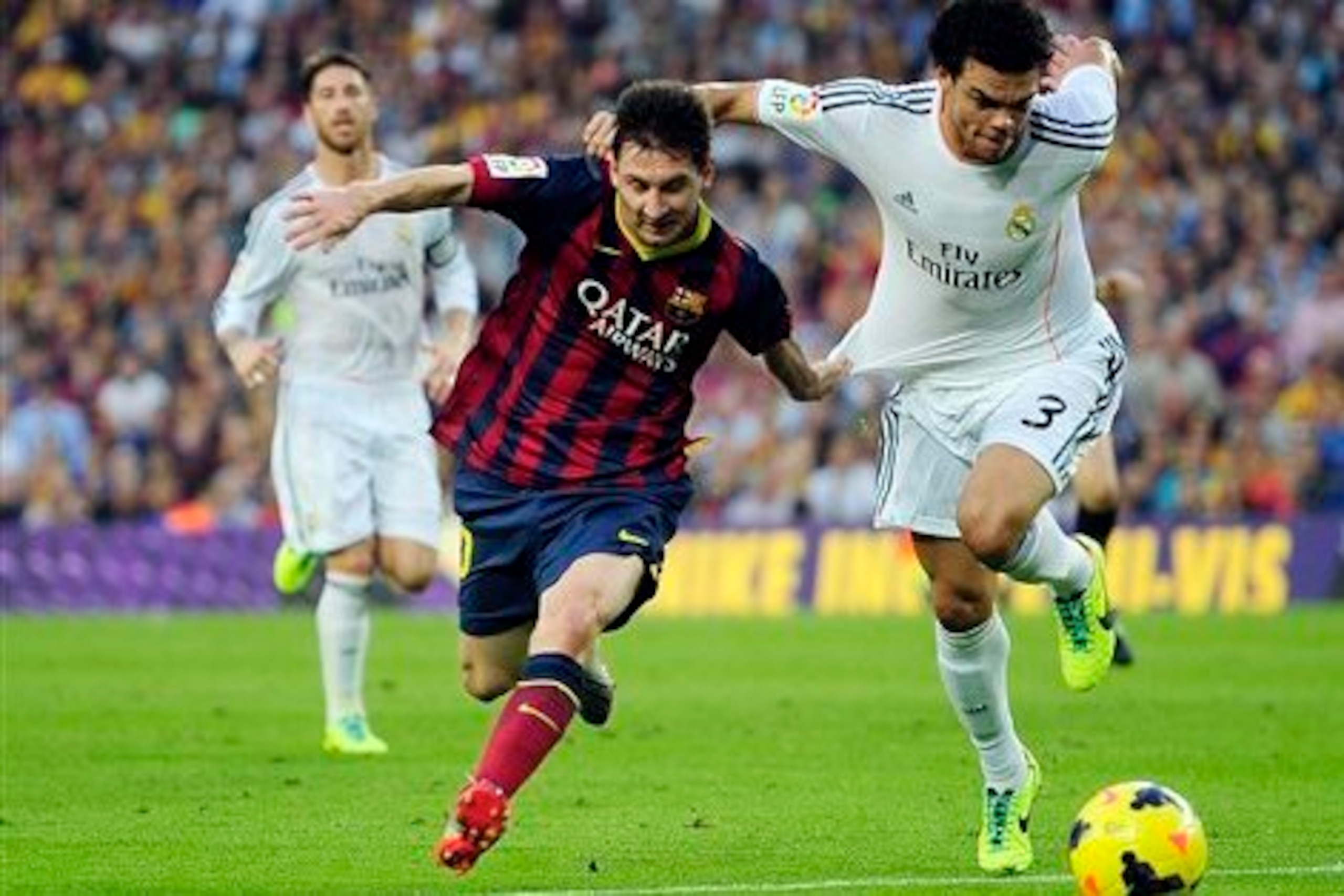 Pepe and Sergio Ramos will have to be at their very best to stop Lionel Messi writing his name into the history books.