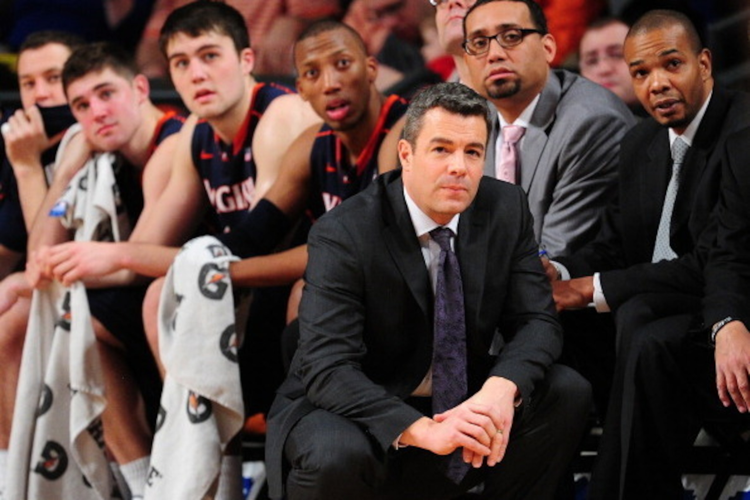 ATLANTA, GA - FEBRUARY 8: Head Coach Tony Bennett of the Virginia Cavaliers watches the action against the Georgia Tech Yellow Jackets at McCamish Pavilion on February 8, 2014 in Atlanta, Georgia. (Photo by Scott Cunningham/Getty Images) ATLANTA, GA - FEBRUARY 8: Head Coach Tony Bennett of the Virginia Cavaliers watches the action against the Georgia Tech Yellow Jackets at McCamish Pavilion on February 8, 2014 in Atlanta, Georgia. (Photo by Scott Cunningham/Getty Images)