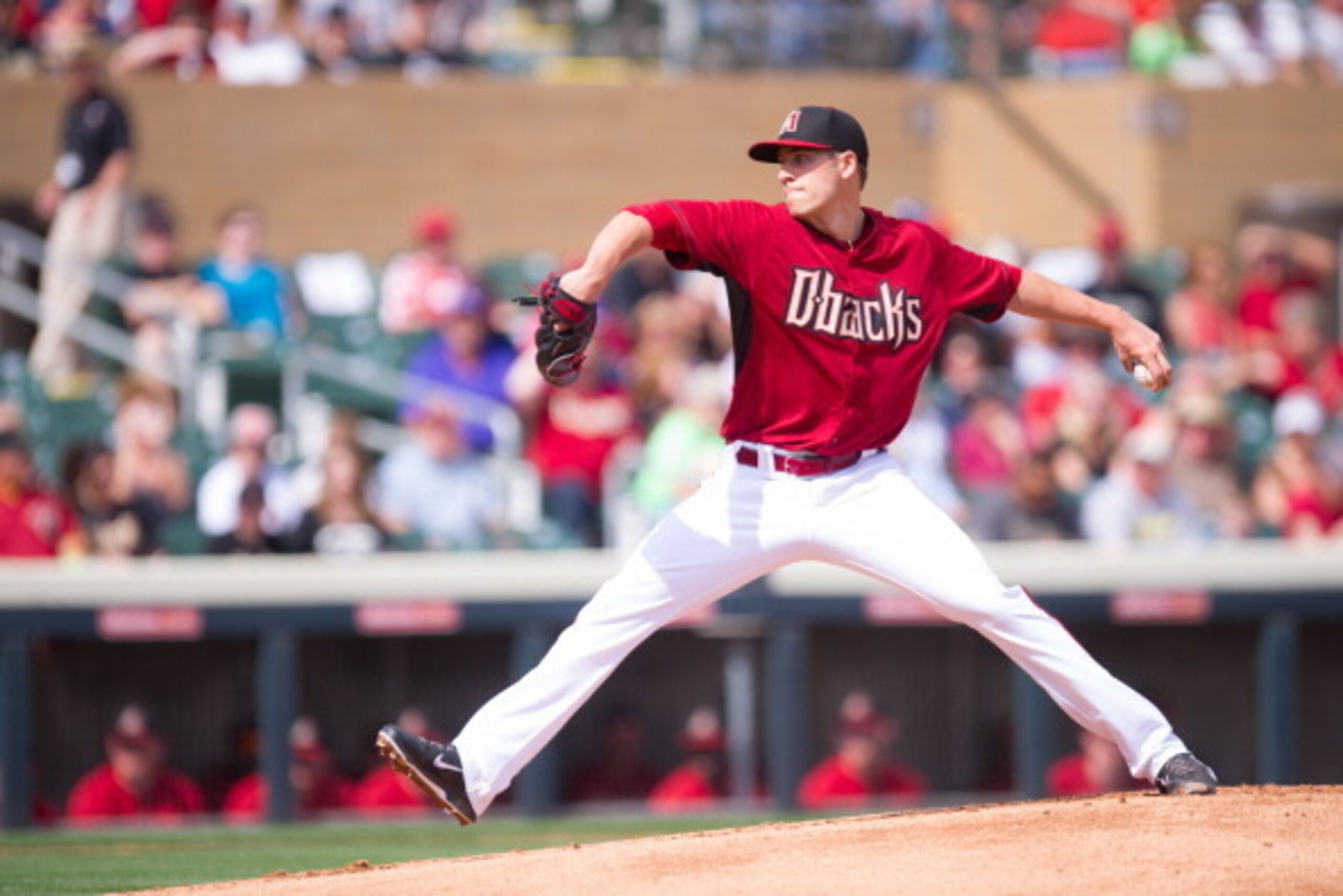 SCOTTSDALE, AZ - FEBRUARY 28: Patrick Corbin #46 of the Arizona Diamondbacks pitches during a spring training game against the Colorado Rockies at Salt River Fields at Talking Stick on February 28, 2014 in Scottsdale, Arizona. (Photo by Rob Tringali/Getty
