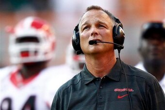 Georgia head coach Mark Richt