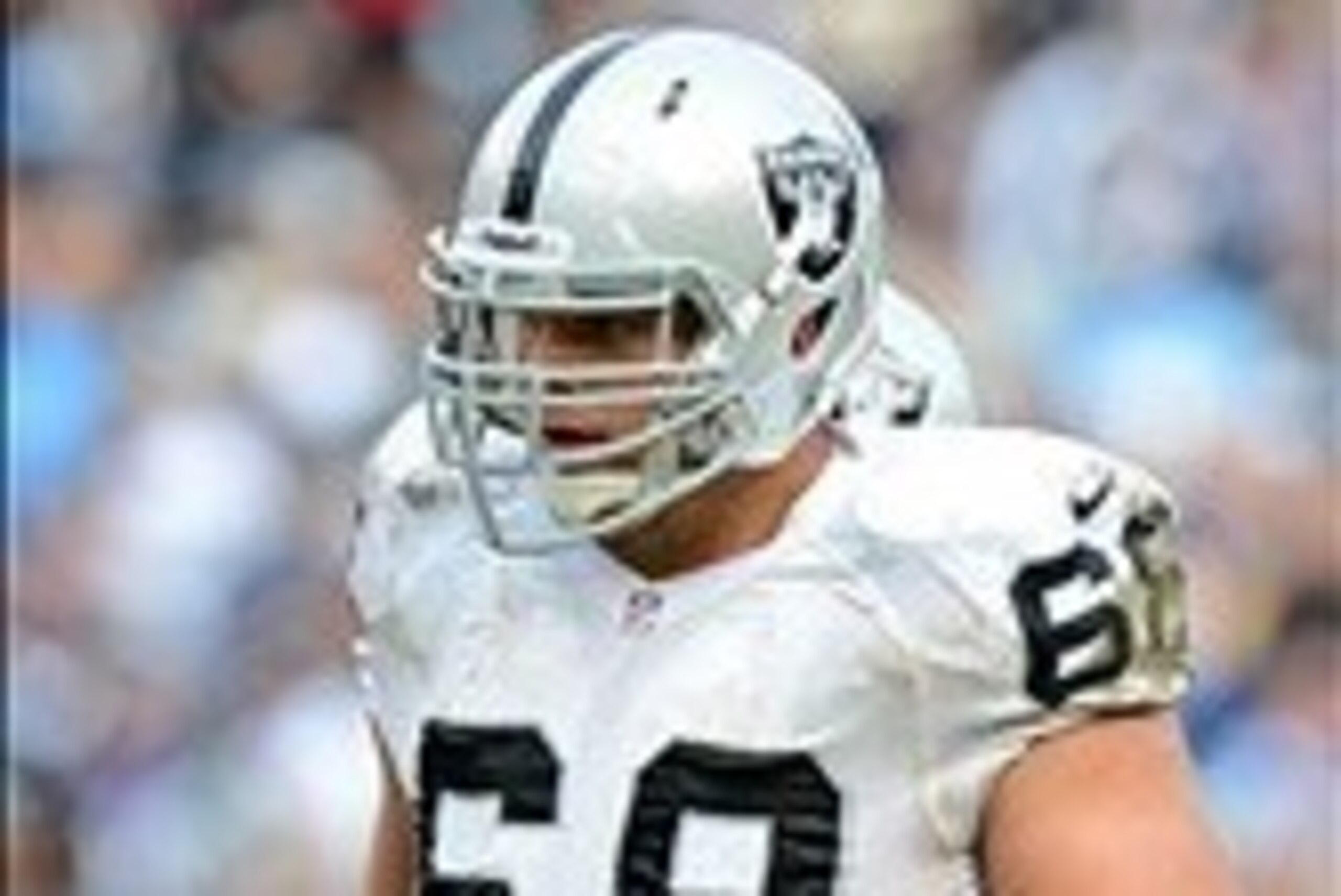 Dec 30, 2012; San Diego, CA, USA; Oakland Raiders tackle Jared Veldheer (68) during the second quarter against the San Diego Chargers at Qualcomm Stadium. Mandatory Credit: Jake Roth-USA TODAY Sports Dec 30, 2012; San Diego, CA, USA; Oakland Raiders tackle Jared Veldheer (68) during the second quarter against the San Diego Chargers at Qualcomm Stadium. Mandatory Credit: Jake Roth-USA TODAY Sports