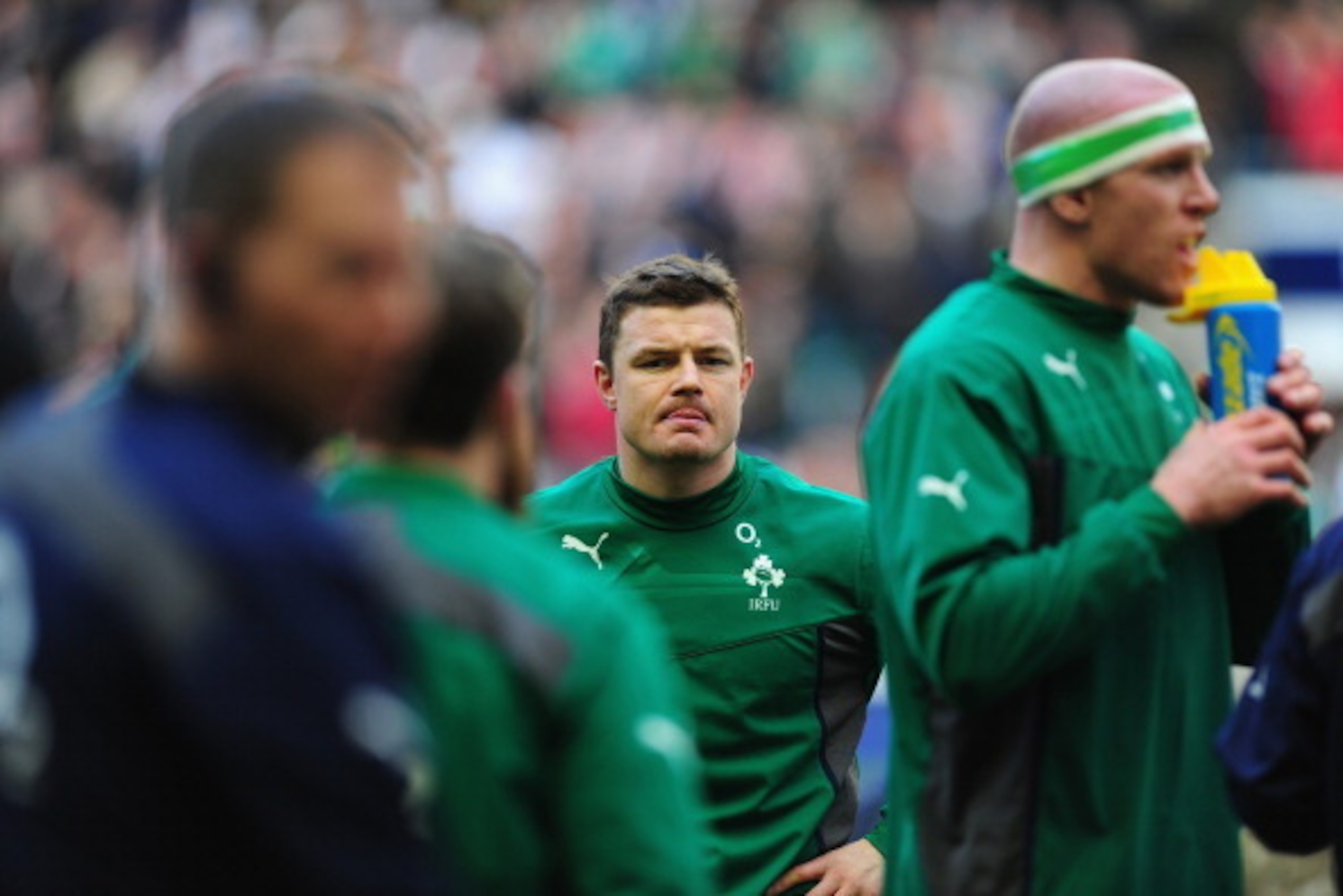 LONDON, ENGLAND - FEBRUARY 22:  Ireland centre Brian O' Driscoll looks on before the RBS Six Nations match between England and Ireland at Twickenham Stadium on February 22, 2014 in London, England.  (Photo by Stu Forster/Getty Images)