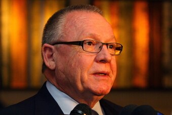 CARY, NC - JANUARY 29:  Jim Rutherford, President and General Manager of the Carolina Hurricanes attends the Board of Governor's Meeting during the 2011 NHL All-Star Weekend at the Umstead Hotel on January 29, 2011 in Cary, North Carolina.  (Photo by Bill