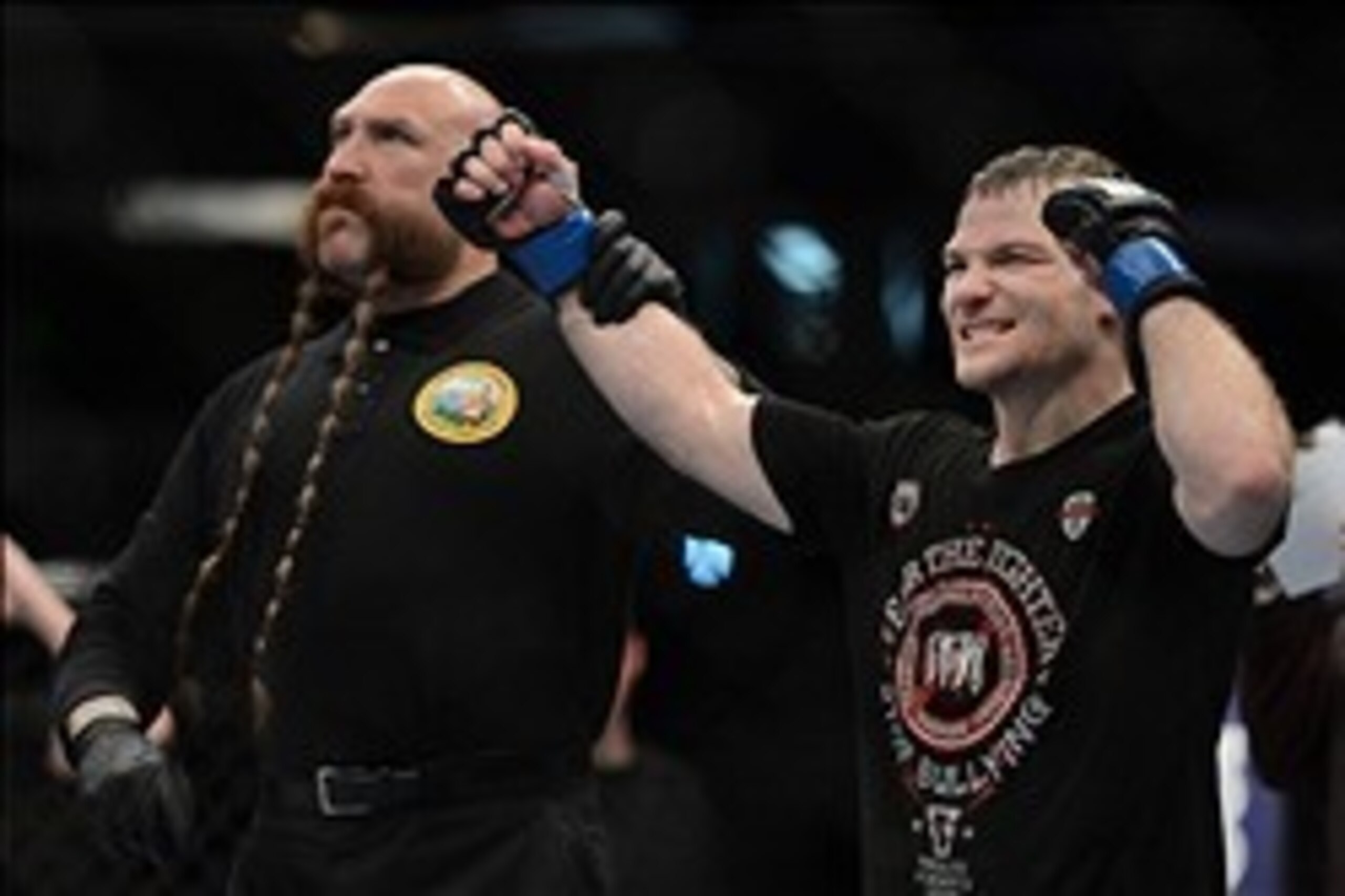 December 14, 2013; Sacramento, CA, USA; Zach Makovsky (blue gloves) defeats Scott Jorgensen (red gloves) during the flyweight bout of the UFC on FOX 9 at Sleep Train Arena. Mandatory Credit: Kyle Terada-USA TODAY Sports