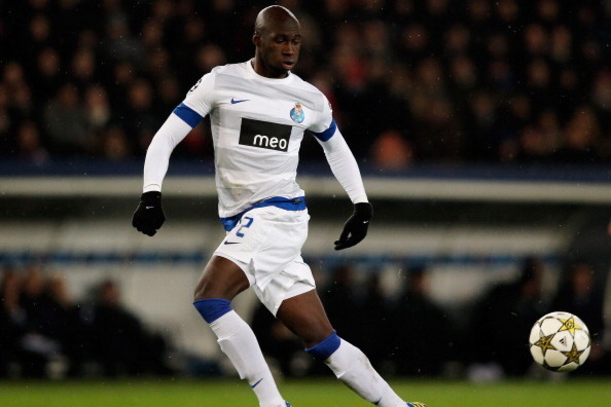 PARIS, FRANCE - DECEMBER 04:  Eliaquim Mangala of Porto in action during the Group A UEFA Champions League match between Paris Saint-Germain FC and FC Porto at Parc des Princes on December 4, 2012 in Paris, France.  (Photo by Dean Mouhtaropoulos/Getty Ima