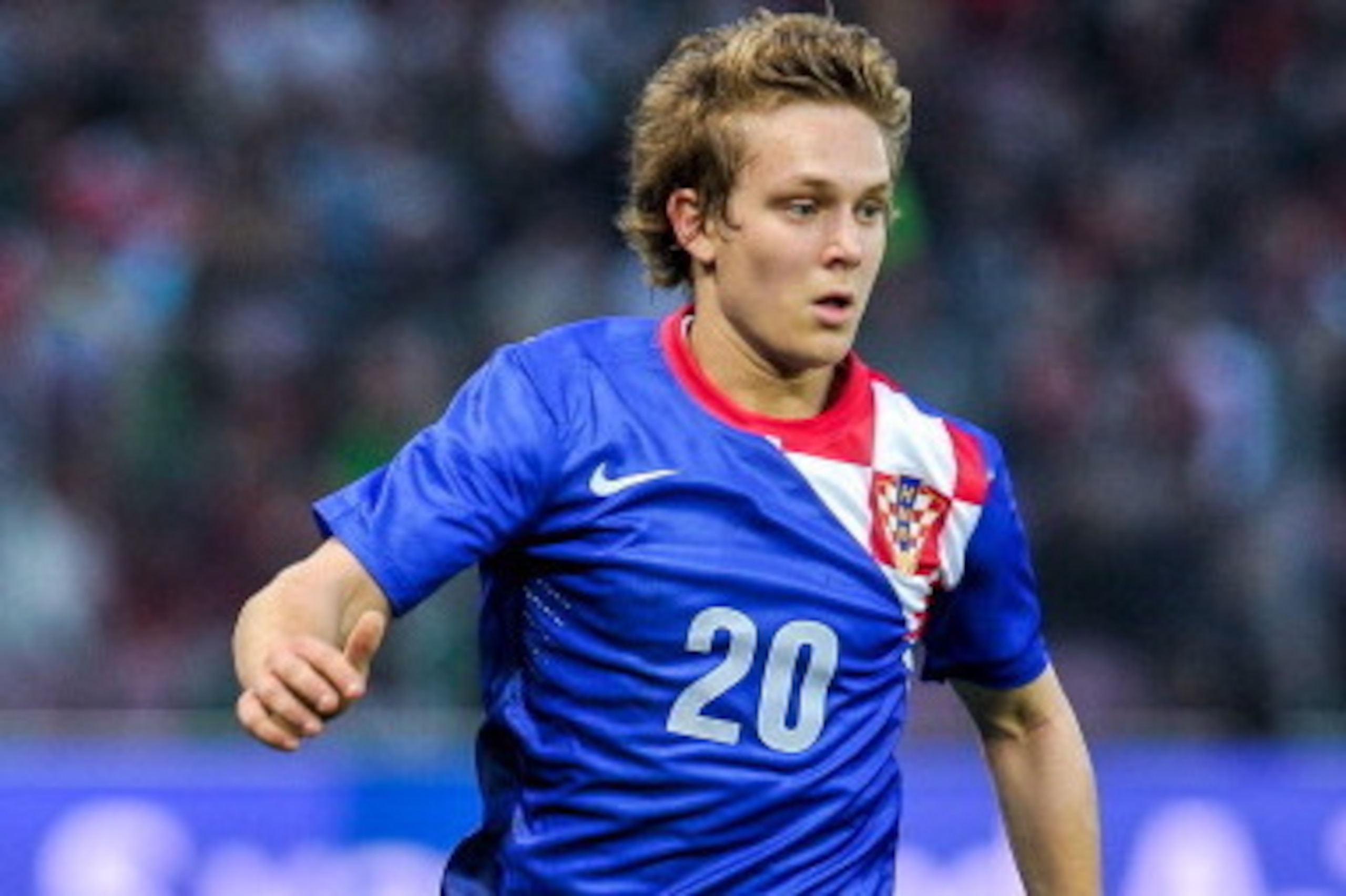 GENEVA, SWITZERLAND - JUNE 10:  Alen Halilovic of Croatia in action during the international friendly match between Portugal and Croatia on June 10, 2013 in Geneva, Switzerland.  (Photo by Harold Cunningham/Getty Images)
