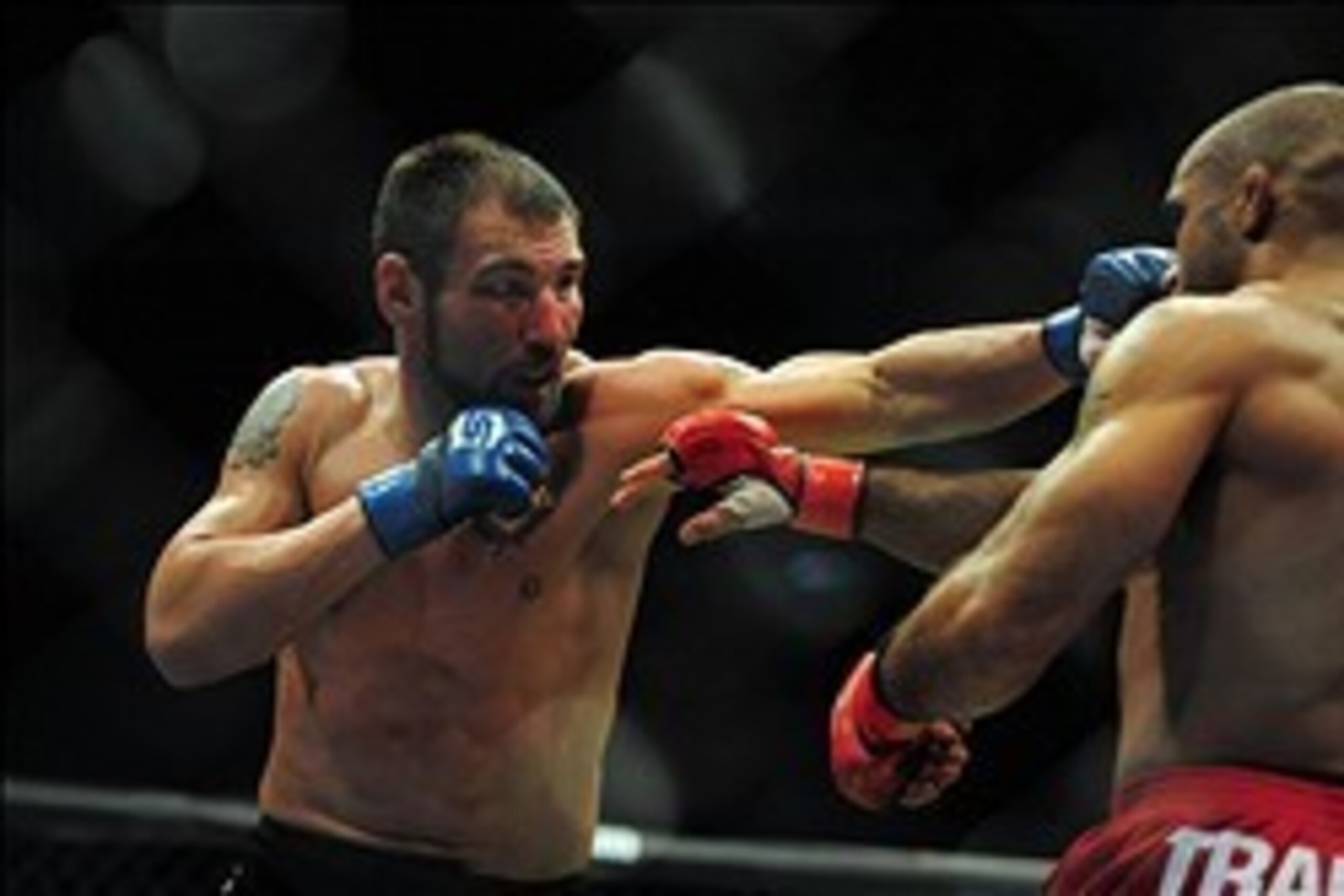 May 19, 2012; San Jose, CA, USA; Gesias Cavalcante (right) fights Isaac Vallie-Flagg (left) during the lightweight bout of the Strikeforce World Grand Prix at HP Pavilion. Mandatory Credit: Kyle Terada-USA TODAY Sports May 19, 2012; San Jose, CA, USA; Gesias Cavalcante (right) fights Isaac Vallie-Flagg (left) during the lightweight bout of the Strikeforce World Grand Prix at HP Pavilion. Mandatory Credit: Kyle Terada-USA TODAY Sports