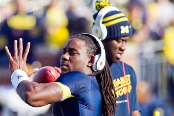 Once Gardner was the backup behind Denard Robinson