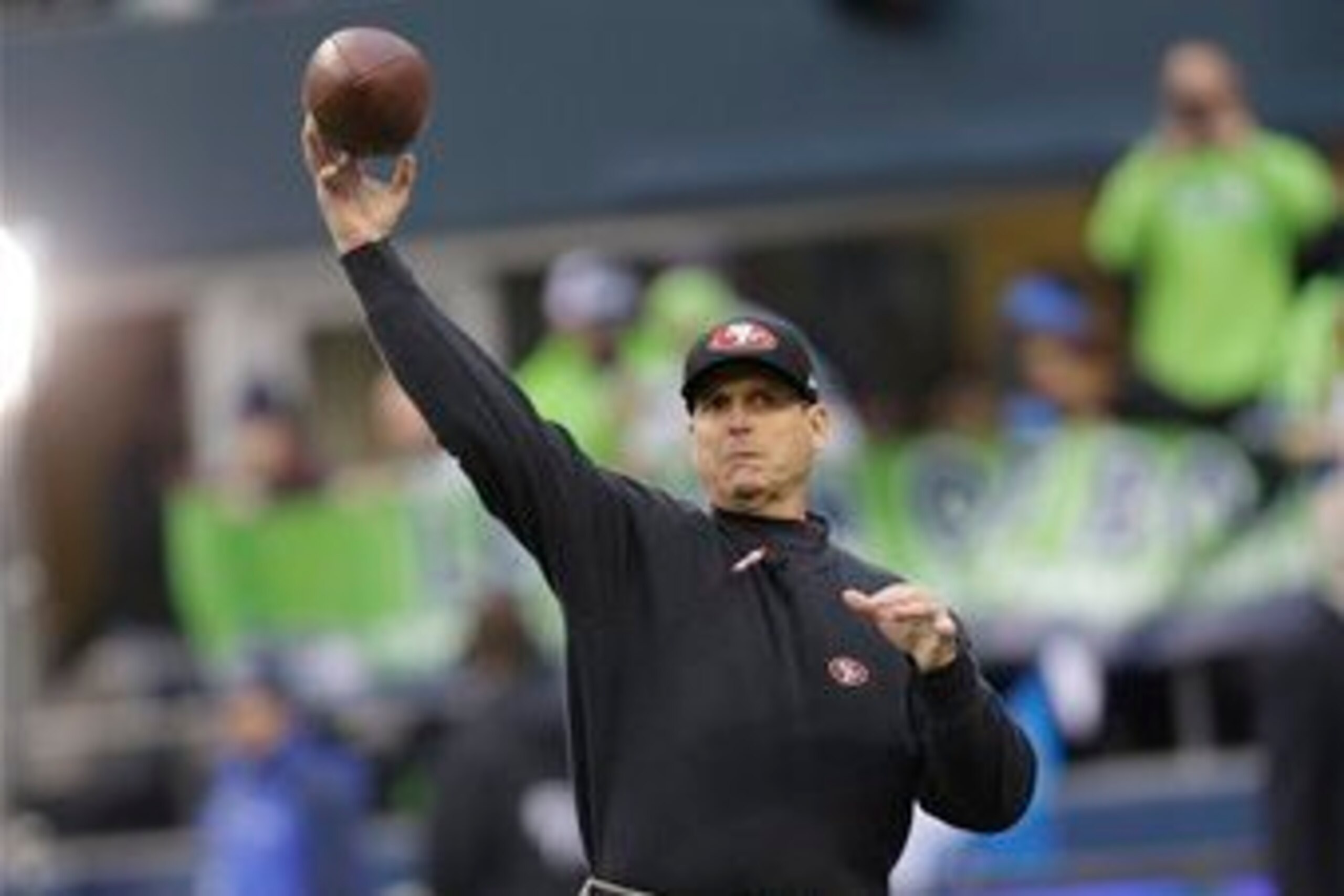 Jim Harbaugh still thinks he's got it. He probably does.