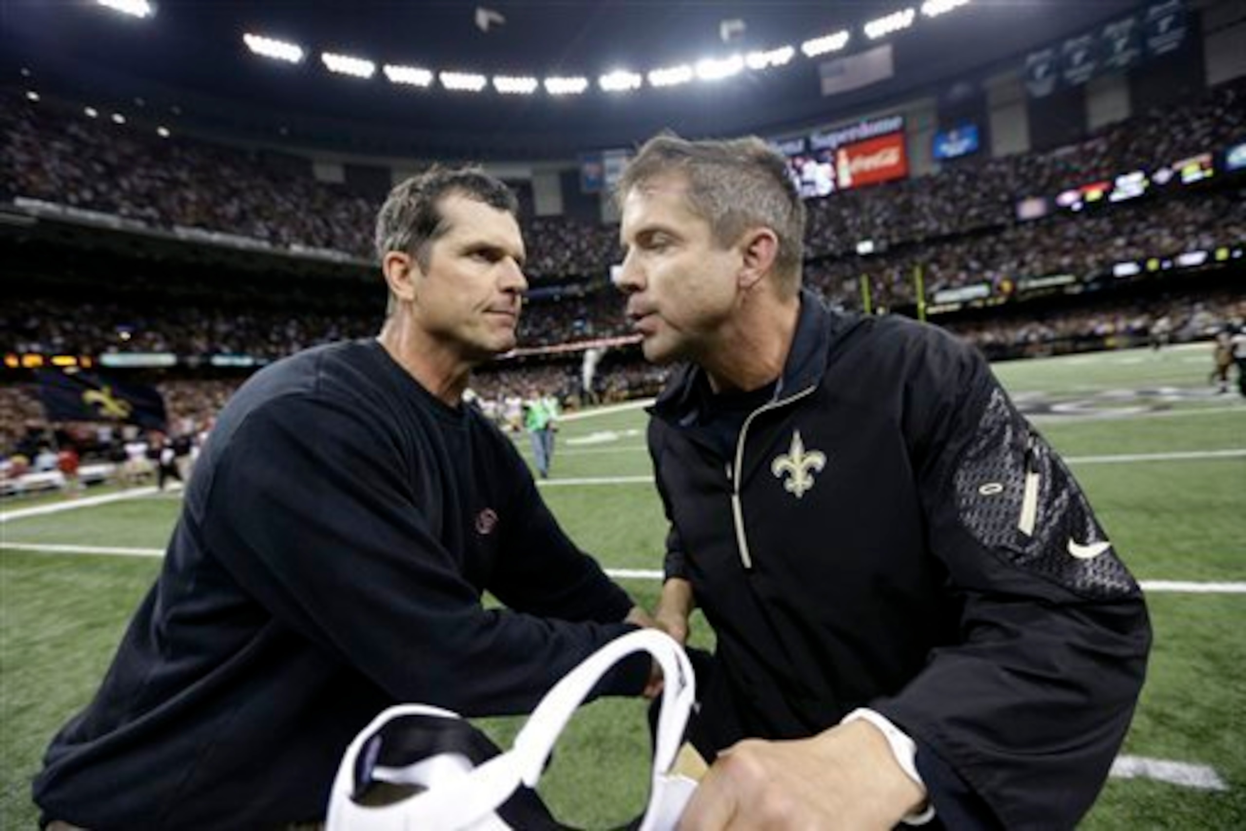 Some believe Harbaugh currently seeks Sean Payton-like money.