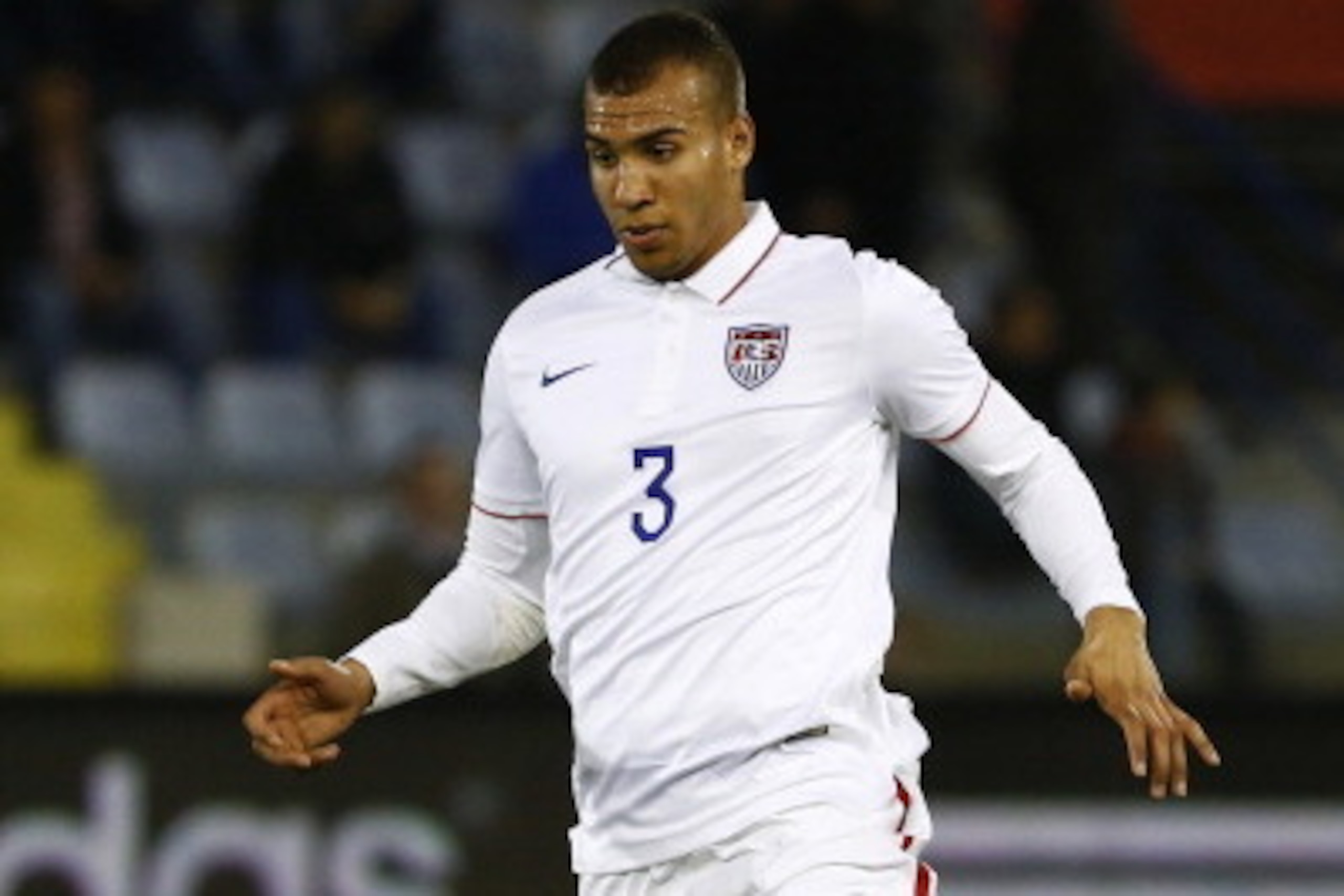 LARNACA, CYPRUS - MARCH 05: John Brooks of the USA, in action during the Ukraine v USA International Friendly at Antonis Papadopoulos stadium on March 5, 2014 in Larnaca, Cyprus. (Photo by Andrew Caballero-Reynolds/Getty Images) LARNACA, CYPRUS - MARCH 05: John Brooks of the USA, in action during the Ukraine v USA International Friendly at Antonis Papadopoulos stadium on March 5, 2014 in Larnaca, Cyprus. (Photo by Andrew Caballero-Reynolds/Getty Images)