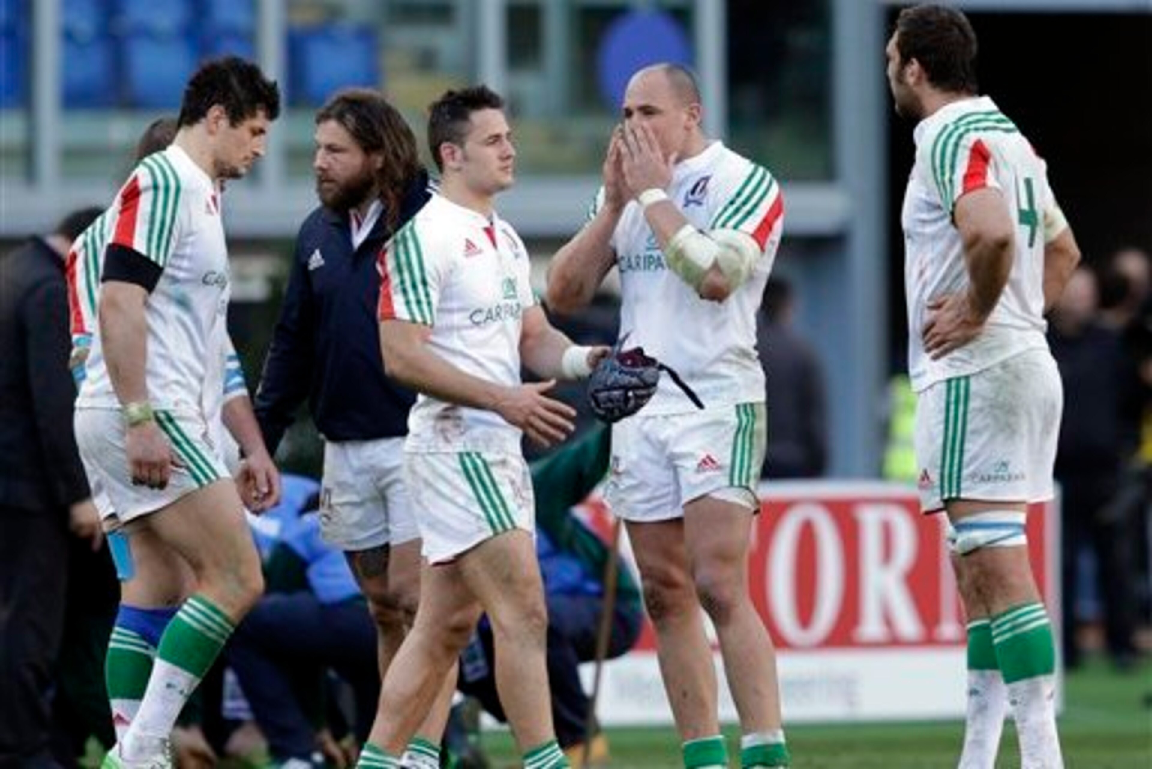 Italy left deflated after letting their lead slip against Scotland.