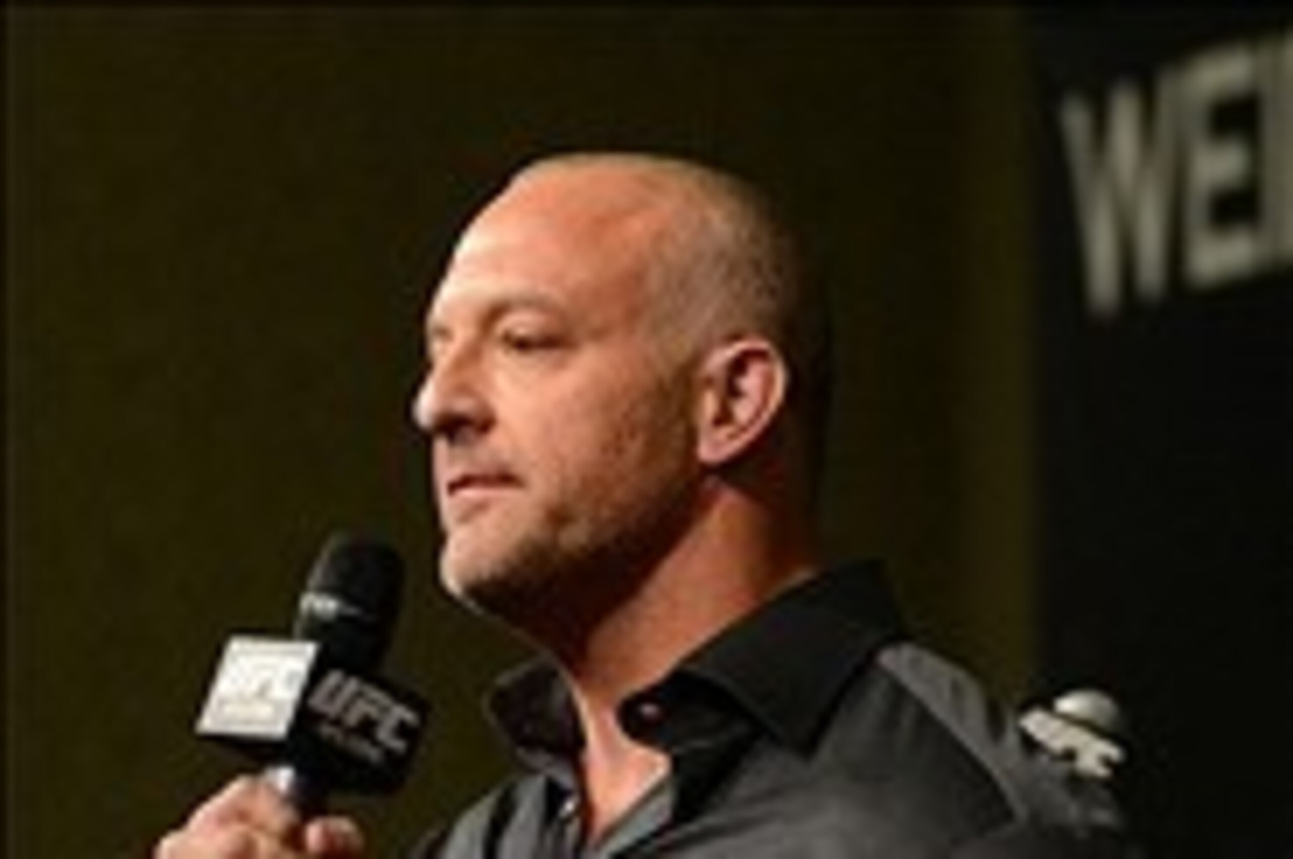 Dec 28, 2013; Las Vegas, NV, USA;   UFC chairman Lorenzo Fertitta speaks at a press conference to introduce the new digital platform UFC Fight Pass at the MGM Grand Garden Arena. Mandatory Credit: Jayne Kamin-Oncea-USA TODAY Sports