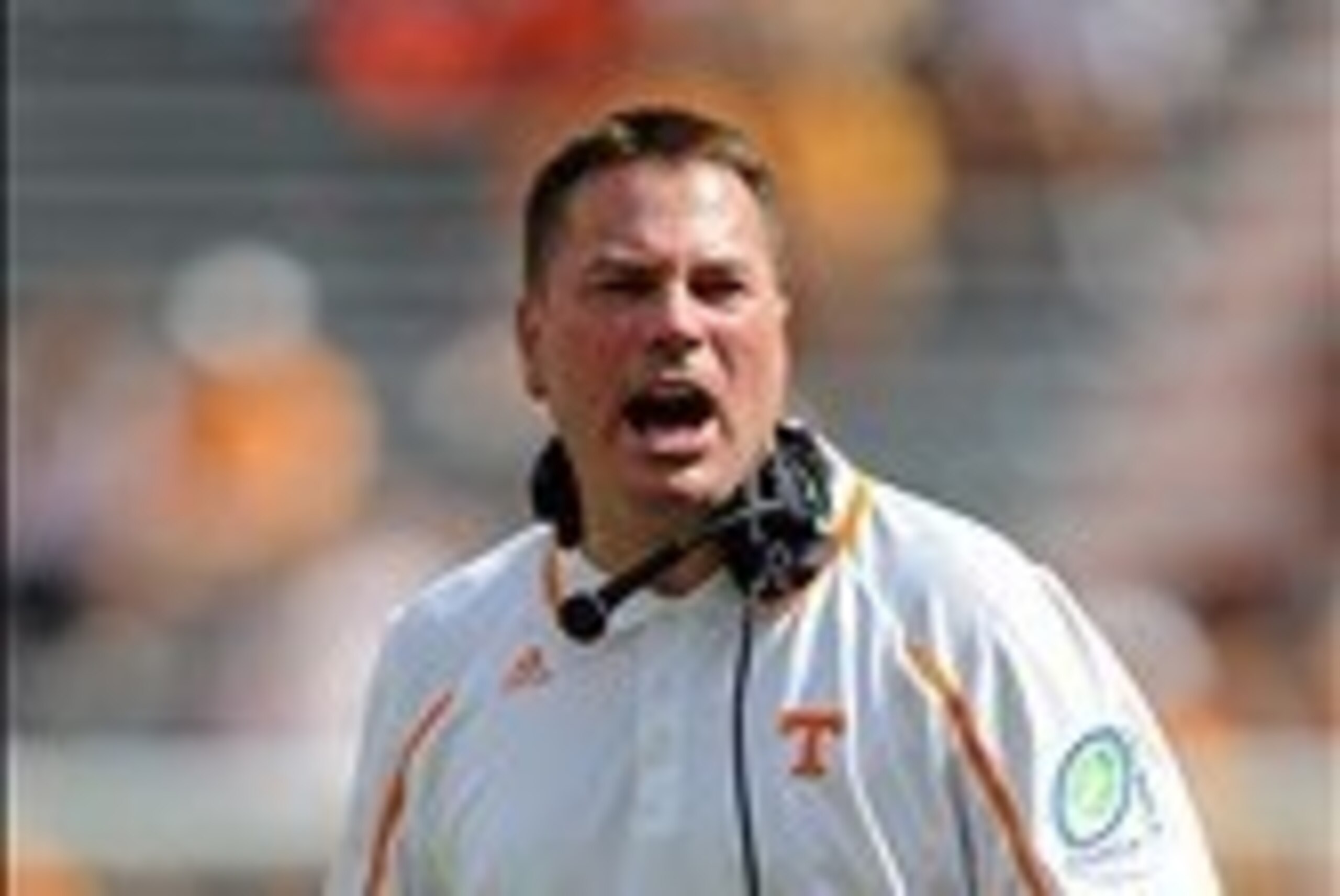 Sep 28, 2013; Knoxville, TN, USA; Tennessee Volunteers head coach Butch Jones during the second half against the South Alabama Jaguars at Neyland Stadium. Tennessee won 31 to 24. Mandatory Credit: Randy Sartin-USA TODAY Sports Sep 28, 2013; Knoxville, TN, USA; Tennessee Volunteers head coach Butch Jones during the second half against the South Alabama Jaguars at Neyland Stadium. Tennessee won 31 to 24. Mandatory Credit: Randy Sartin-USA TODAY Sports