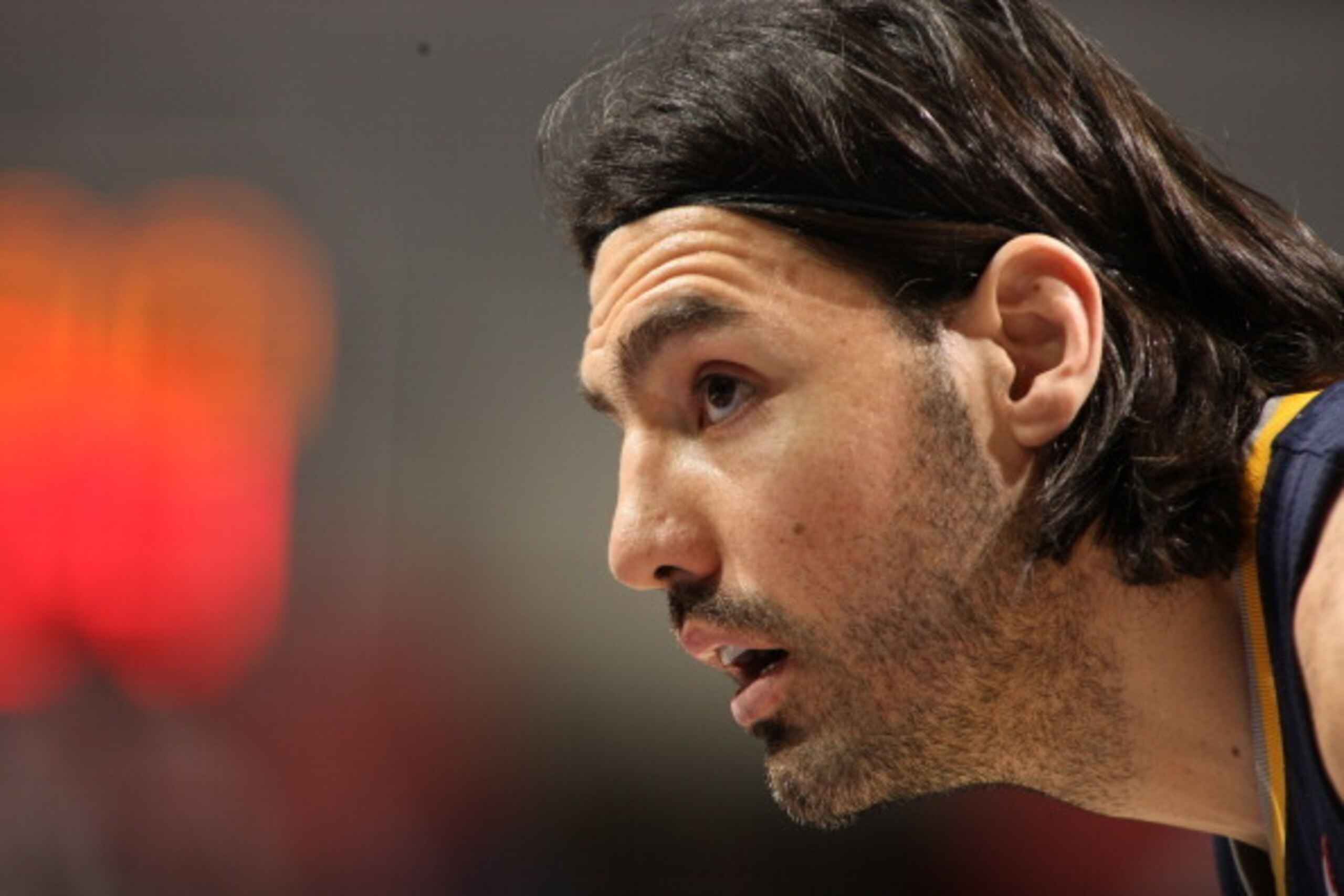 CHARLOTTE, NC - MARCH 5:  Luis Scola #4 of the Indiana Pacers during the game against the Charlotte Bobcats at the Time Warner Cable Arena on March 5, 2014 in Charlotte, North Carolina. NOTE TO USER: User expressly acknowledges and agrees that, by downloa