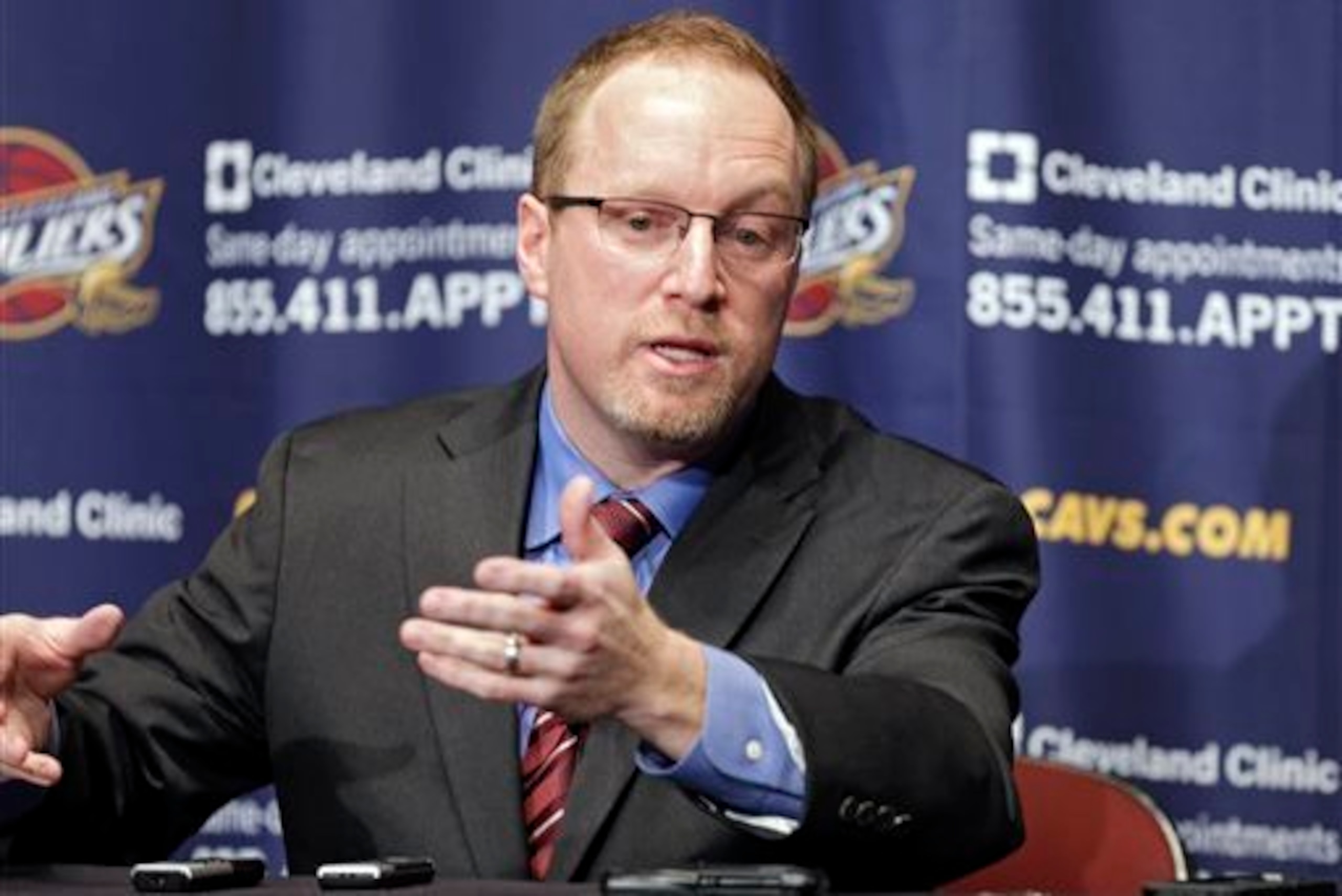 Cavs acting GM David Griffin.