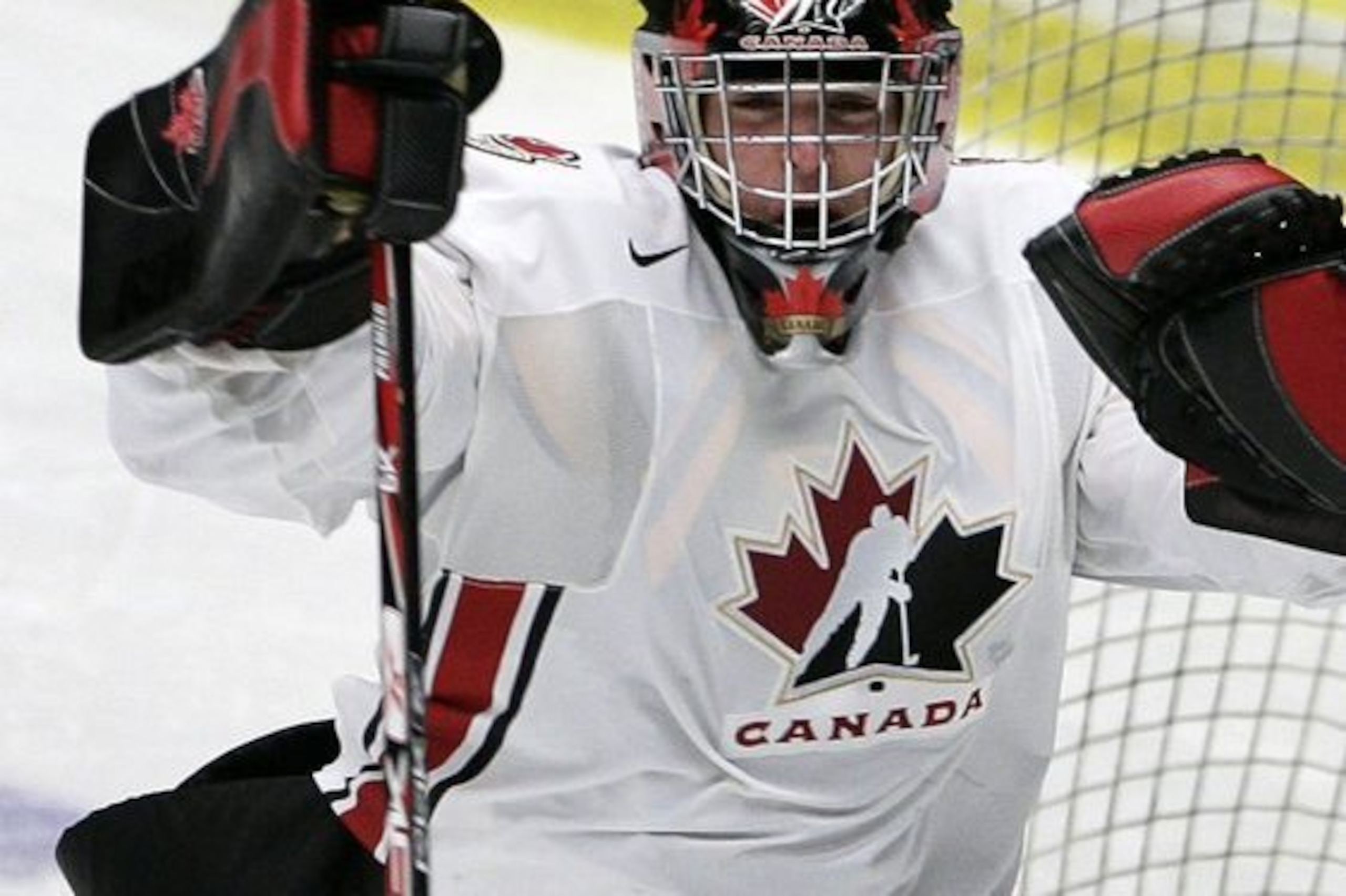 Carey Price at the 2007 World Juniors.