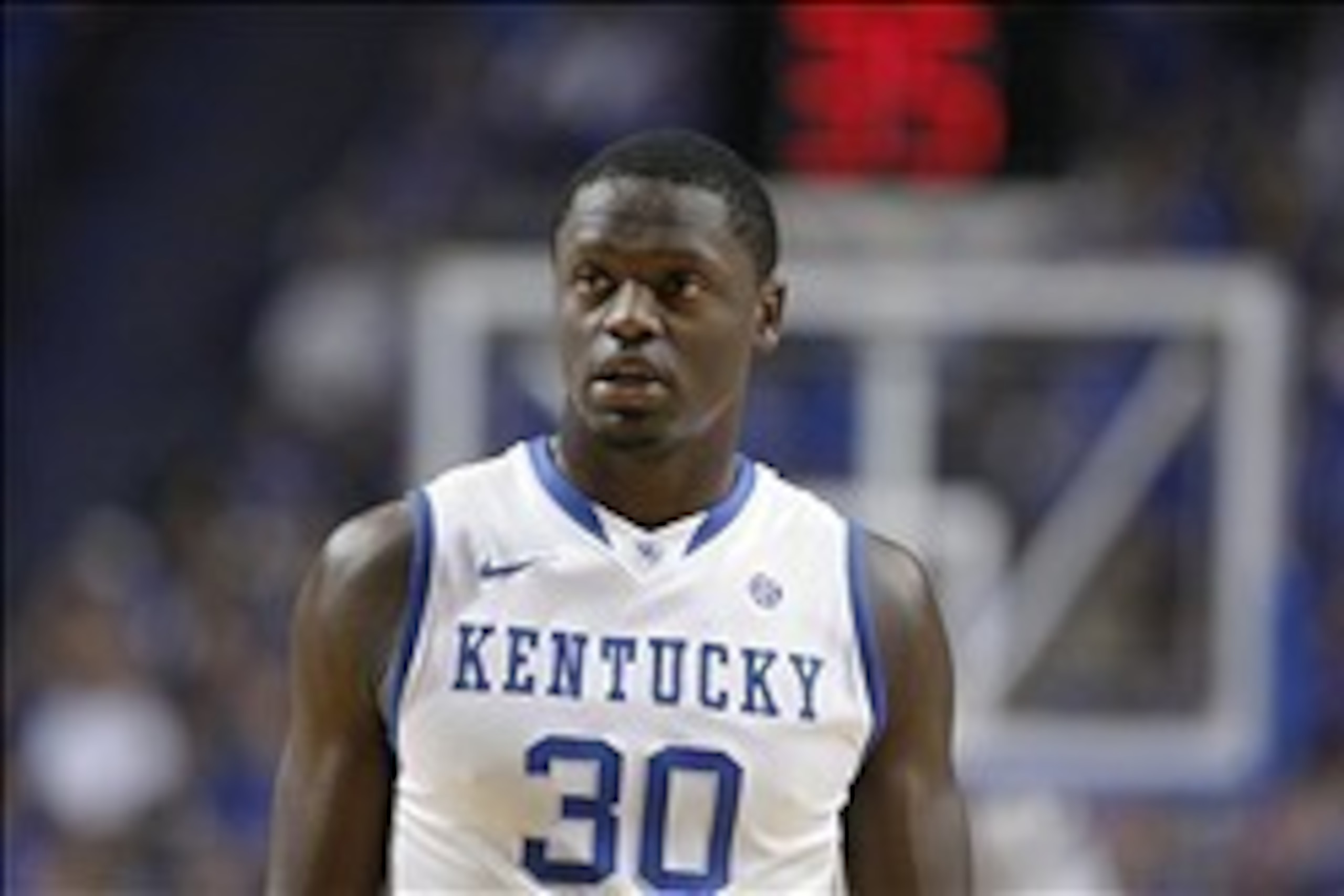 Mar 4, 2014; Lexington, KY, USA; Kentucky Wildcats forward Julius Randle (30) during the game against the Alabama Crimson Tide in the second half at Rupp Arena. Kentucky defeated Alabama 55-48. Mandatory Credit: Mark Zerof-USA TODAY Sports