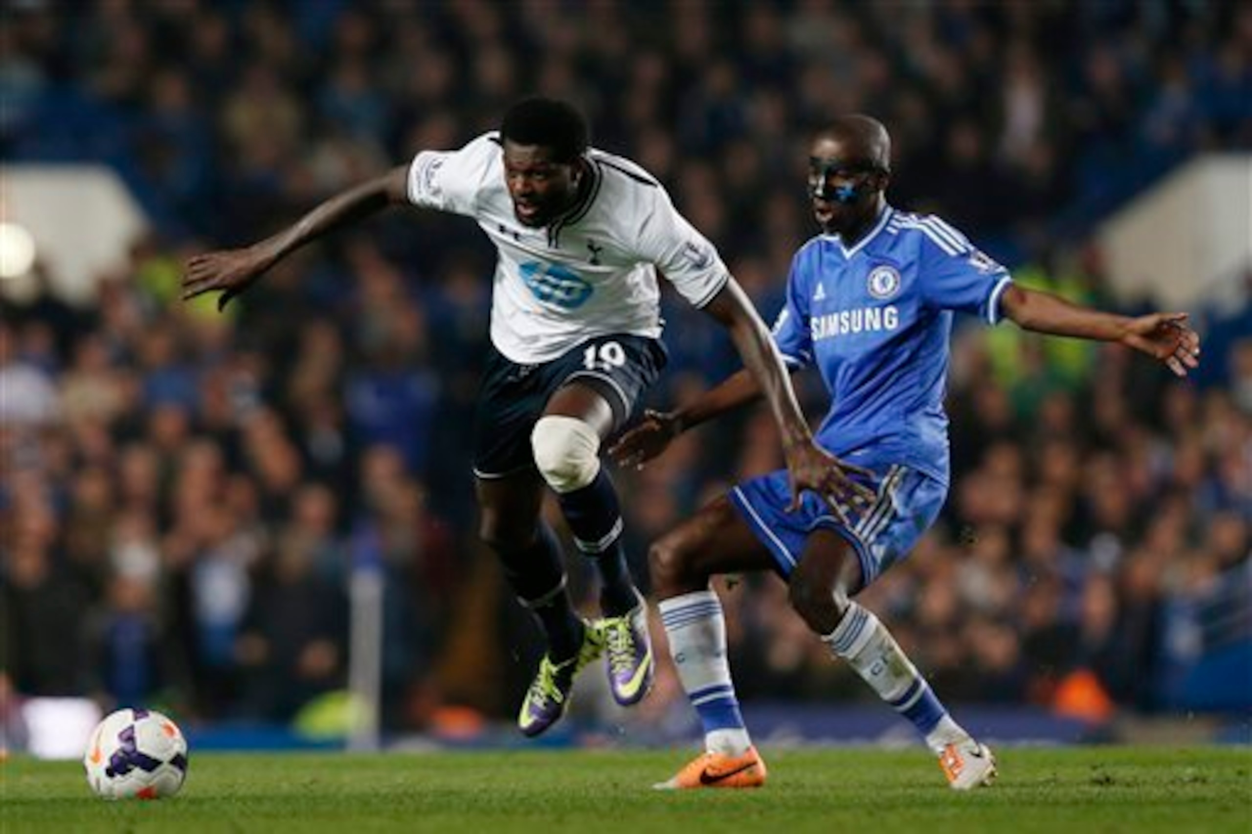 Spurs need Adebayor to keep grafting from the front.