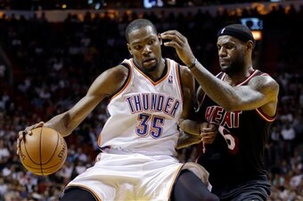 LeBron has been playing at such a high level of late, that, in the opinion of most analysts, he's drawn nearly even with Kevin Durant in the MVP race.