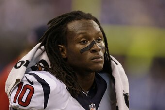 AFC South Rookie DeAndre Hopkins gave Verner some problems.