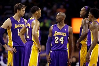 Kobe Bryant is always at the center of it all for the L.A. Lakers.