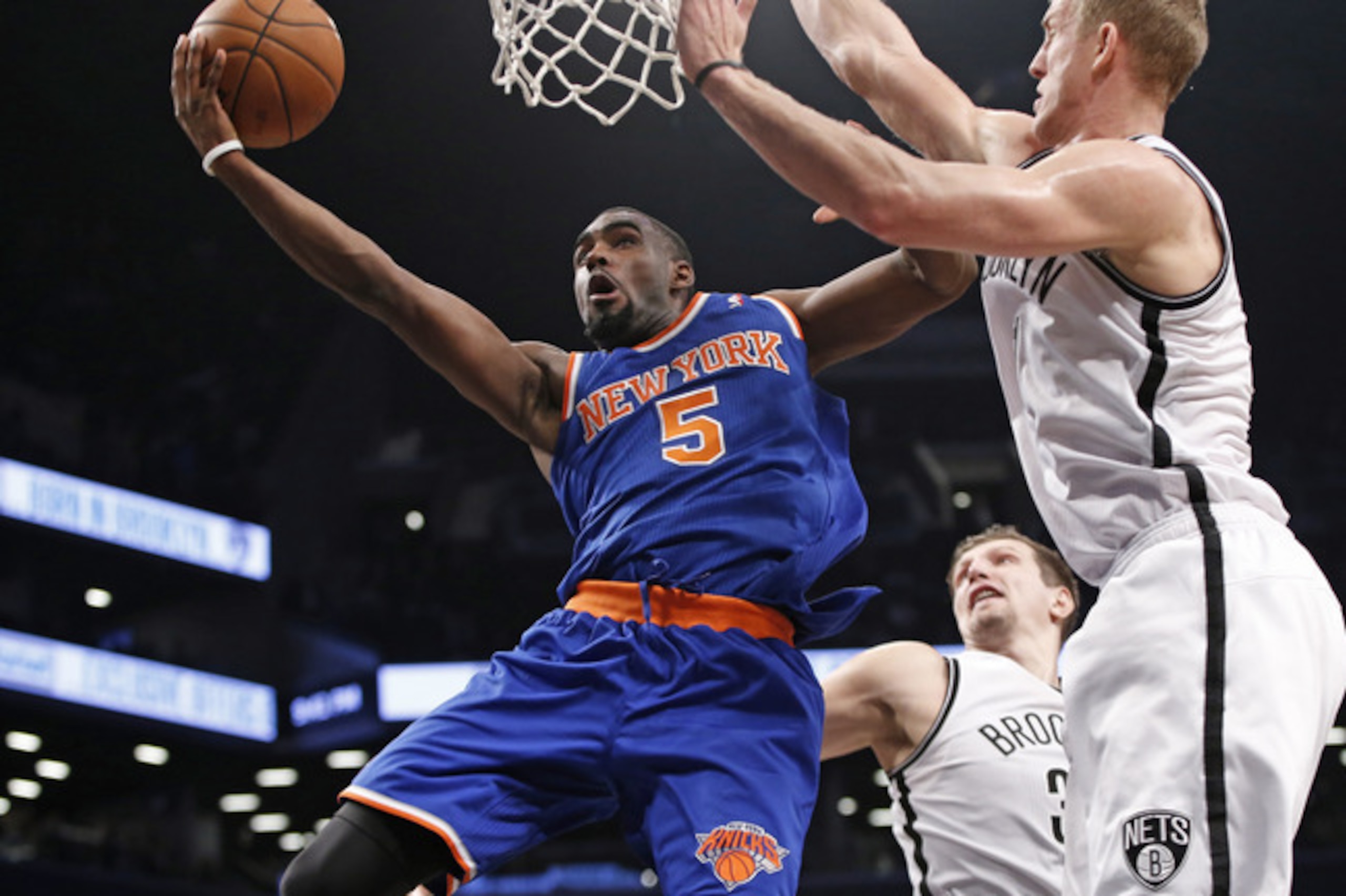 Plumlee defends another stud rookie in New York's Tim Hardaway Jr.