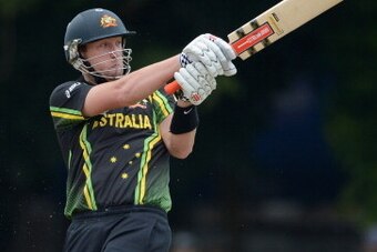 COLOMBO, SRI LANKA - SEPTEMBER 17:  Cameron White of Australia bats during the T20 World Cup Warm Up Match between Australia and England at Nondescripts Cricket Club on September 17, 2012 in Colombo, Sri Lanka.  (Photo by Gareth Copley/Getty Images)