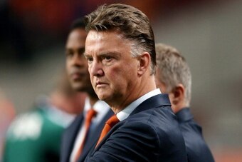 AMSTERDAM, NETHERLANDS - OCTOBER 11:  Holland manager Louis van Gaal prior to the FIFA 2014 World Cup Qualifing match between Holland and Hungary at Amsterdam Arena on October 11, 2013 in Amsterdam, Netherlands.  (Photo by Scott Heavey/Getty Images)