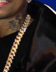 Croce with Iverson at his retirement ceremony in Philadelphia.