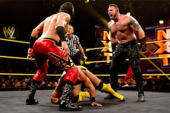 The Ascension gang up on Adrian Neville.